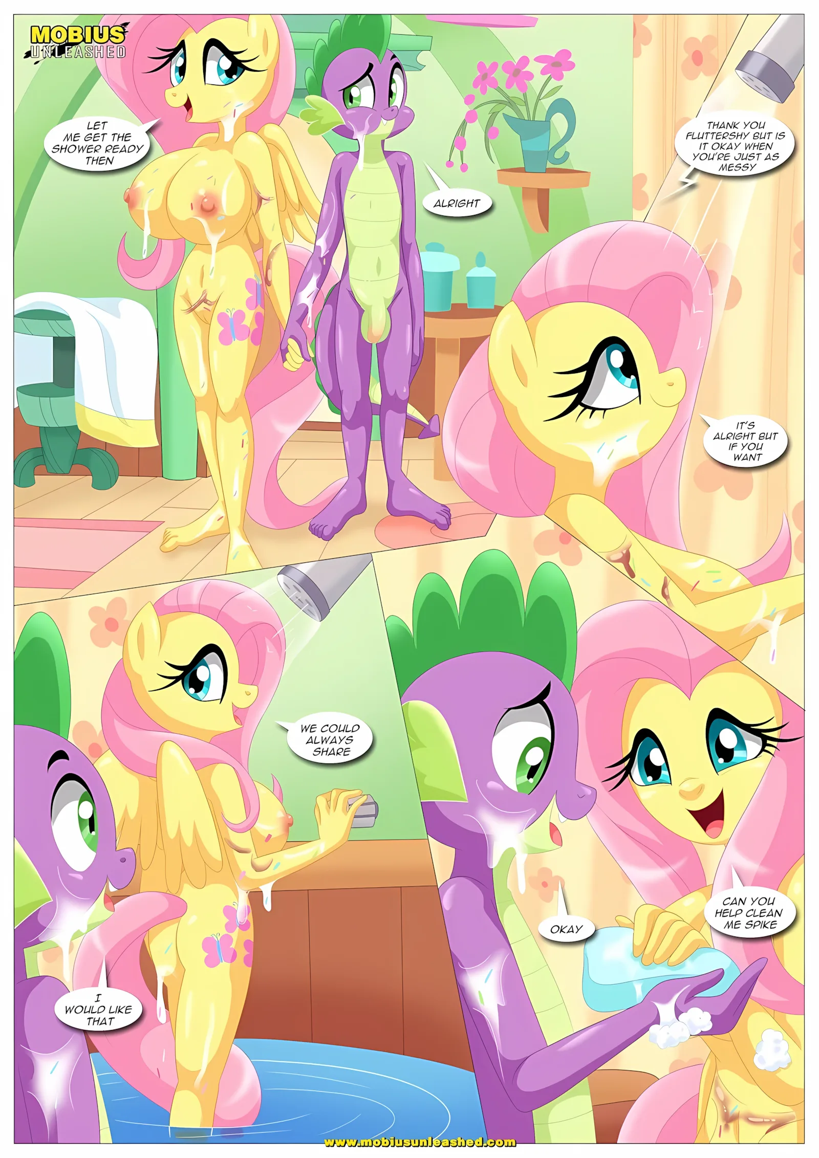 Spike’s Harem (My Little Pony – Friendship Is Magic) [PalComix], 5 . The Secret Ingredient Is Fluttershy... Fluttershy - Chapter 5 (My Little Pony - Friendship Is Magic) [PalComix], page 31 of 46