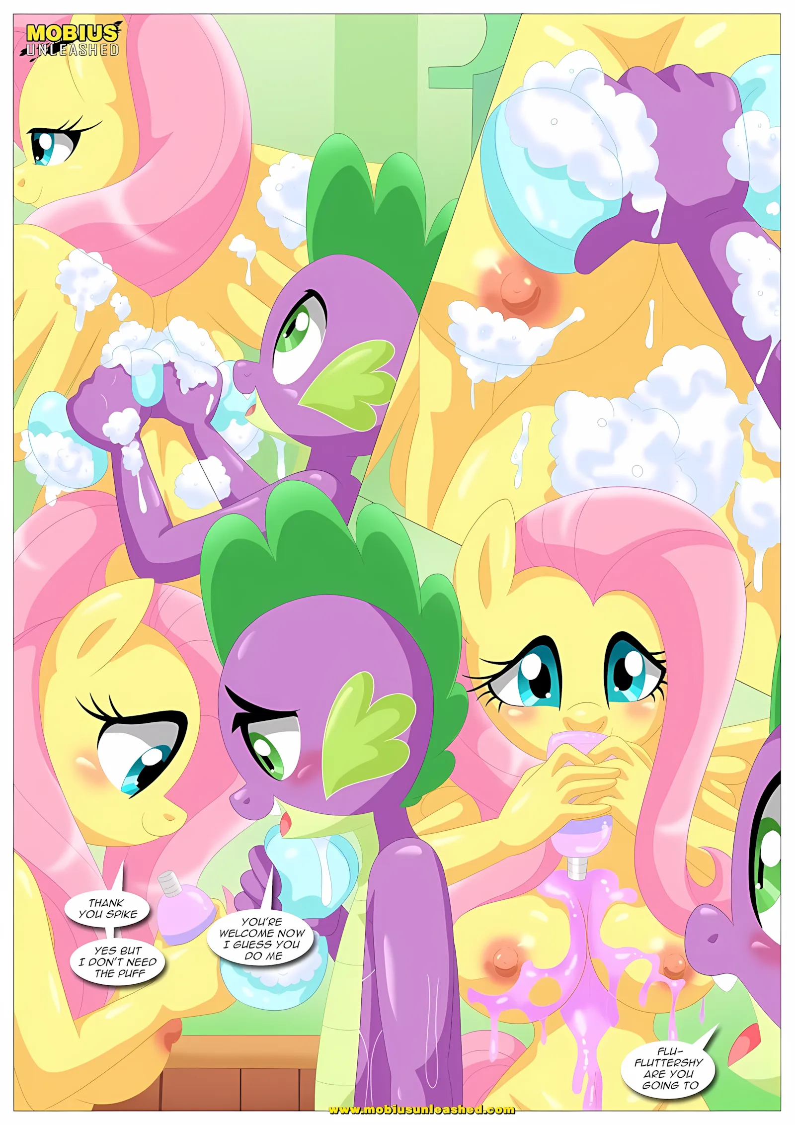 Spike’s Harem (My Little Pony – Friendship Is Magic) [PalComix], 5 . The Secret Ingredient Is Fluttershy... Fluttershy - Chapter 5 (My Little Pony - Friendship Is Magic) [PalComix], page 32 of 46