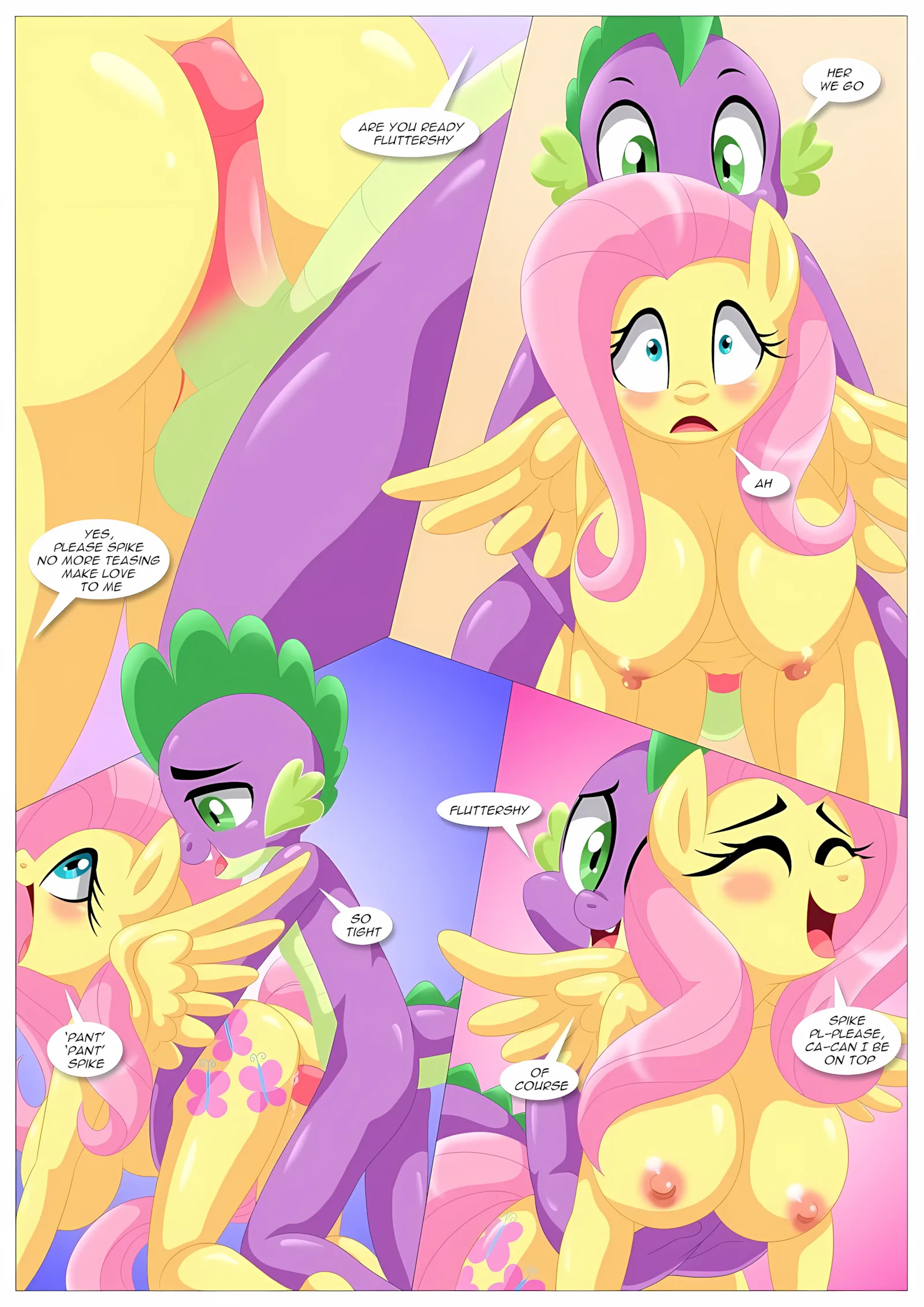 Spike’s Harem (My Little Pony – Friendship Is Magic) [PalComix], 5 . The Secret Ingredient Is Fluttershy... Fluttershy - Chapter 5 (My Little Pony - Friendship Is Magic) [PalComix], page 39 of 46