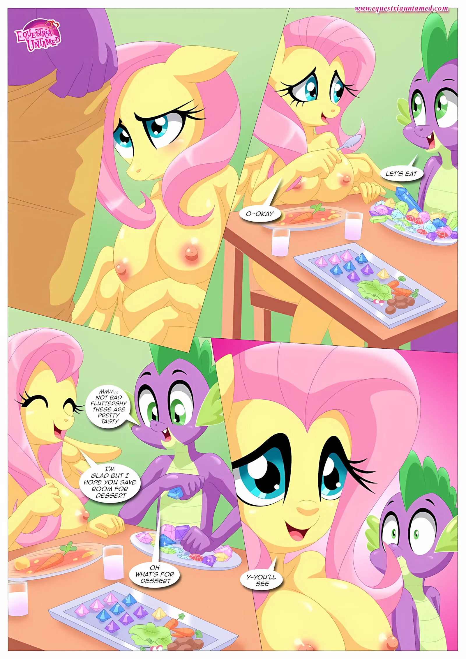 Spike’s Harem (My Little Pony – Friendship Is Magic) [PalComix], 5 . The Secret Ingredient Is Fluttershy... Fluttershy - Chapter 5 (My Little Pony - Friendship Is Magic) [PalComix], page 21 of 46