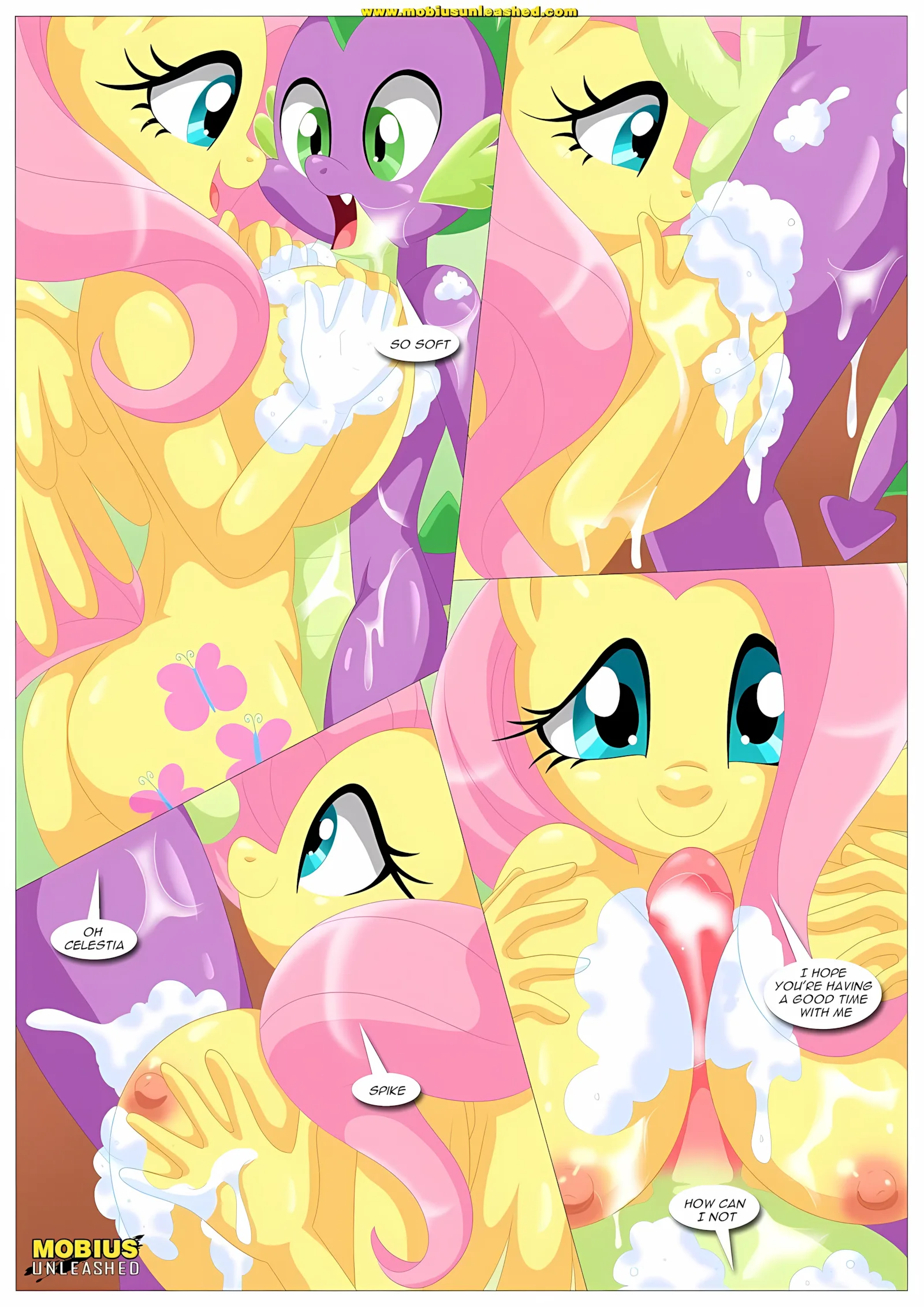 Spike’s Harem (My Little Pony – Friendship Is Magic) [PalComix], 5 . The Secret Ingredient Is Fluttershy... Fluttershy - Chapter 5 (My Little Pony - Friendship Is Magic) [PalComix], page 33 of 46
