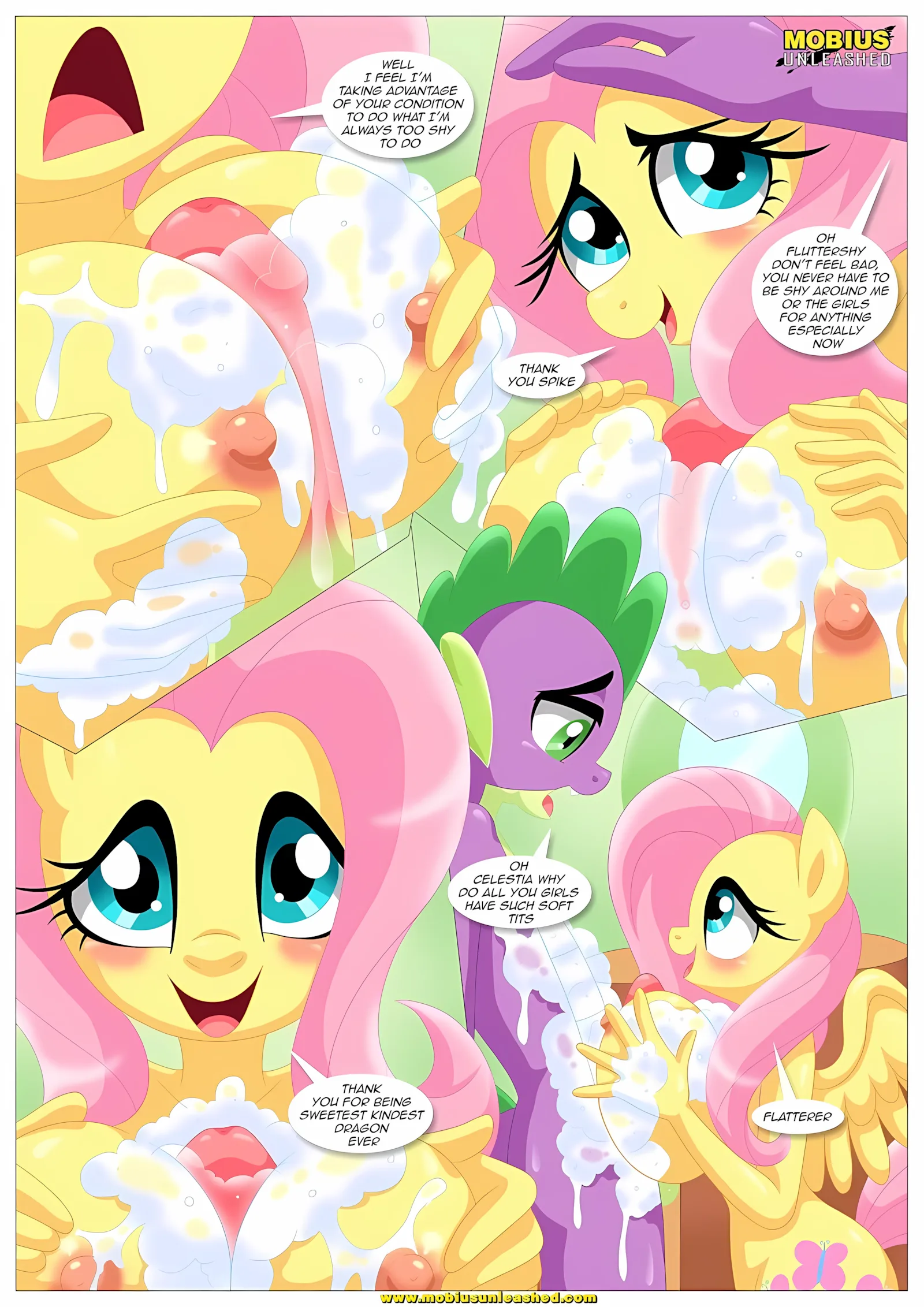 Spike’s Harem (My Little Pony – Friendship Is Magic) [PalComix], 5 . The Secret Ingredient Is Fluttershy... Fluttershy - Chapter 5 (My Little Pony - Friendship Is Magic) [PalComix], page 34 of 46
