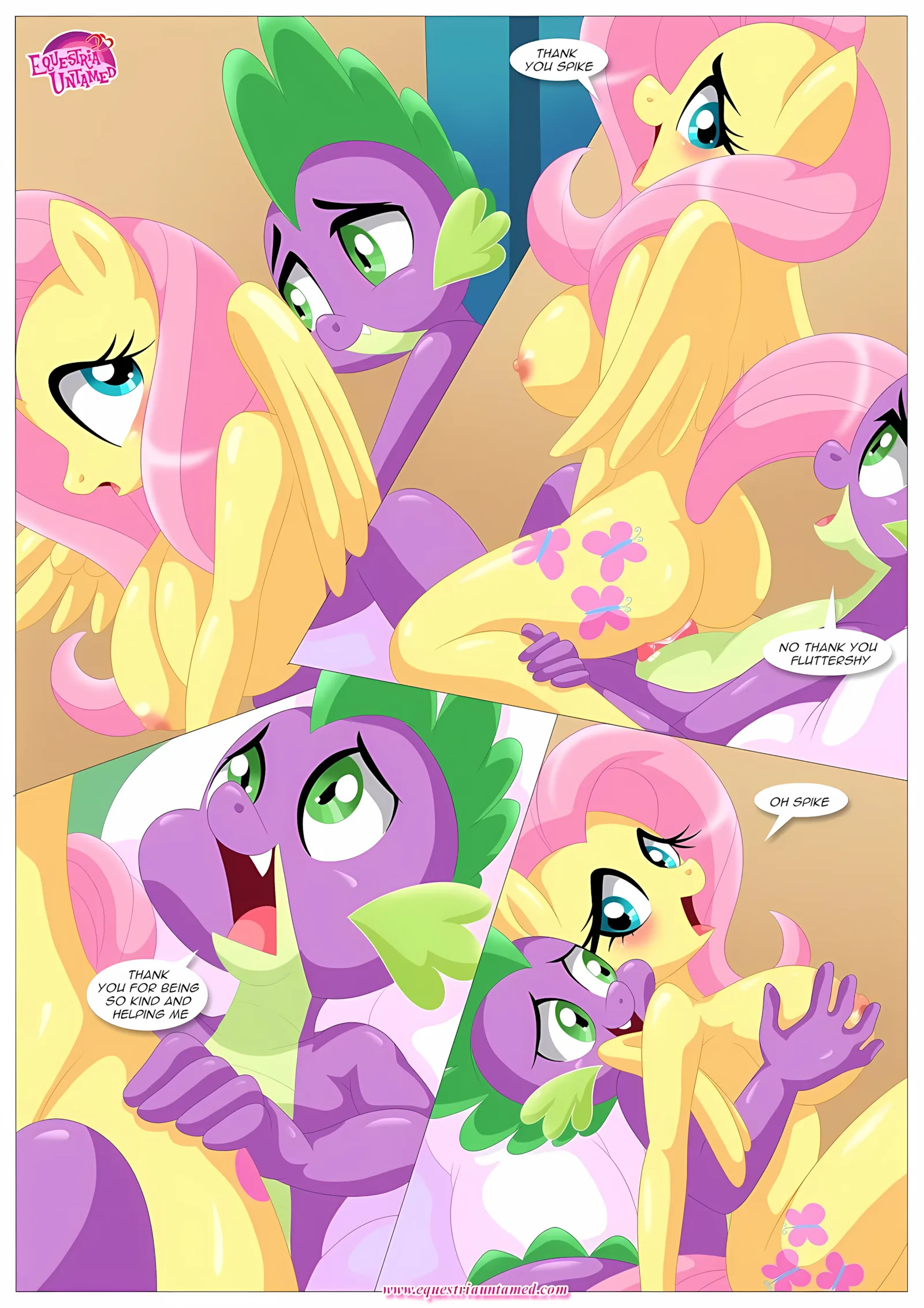 Spike’s Harem (My Little Pony – Friendship Is Magic) [PalComix], 5 . The Secret Ingredient Is Fluttershy... Fluttershy - Chapter 5 (My Little Pony - Friendship Is Magic) [PalComix], page 40 of 46