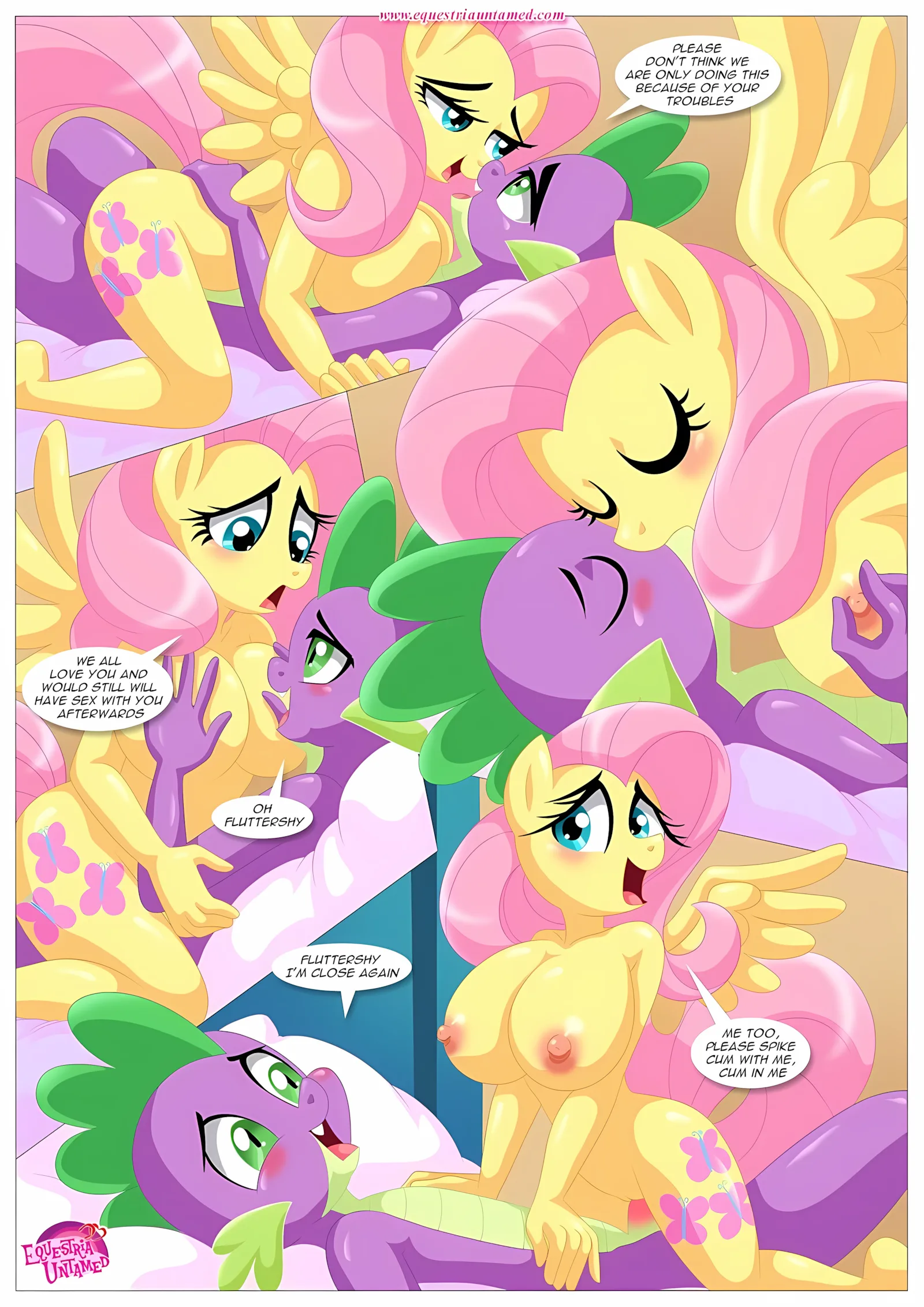 Spike’s Harem (My Little Pony – Friendship Is Magic) [PalComix], 5 . The Secret Ingredient Is Fluttershy... Fluttershy - Chapter 5 (My Little Pony - Friendship Is Magic) [PalComix], page 41 of 46