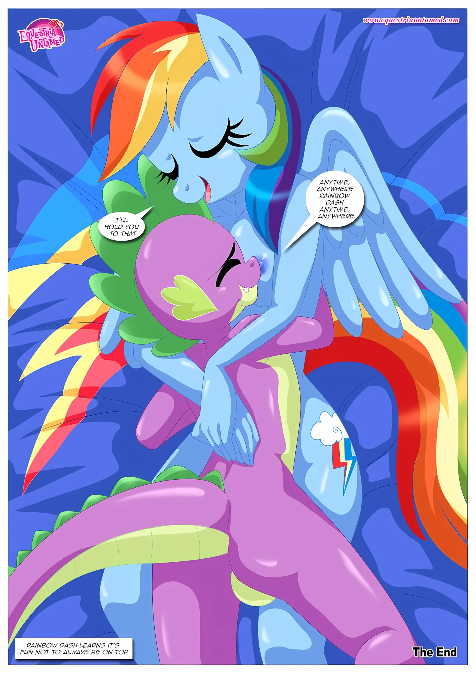 Spike’s Harem (My Little Pony – Friendship Is Magic) [PalComix], 4 . Rainbow Dash's Game Of Extreme PDA - Chapter 4 (My Little Pony - Friendship Is Magic) [PalComix], page 40 of 42