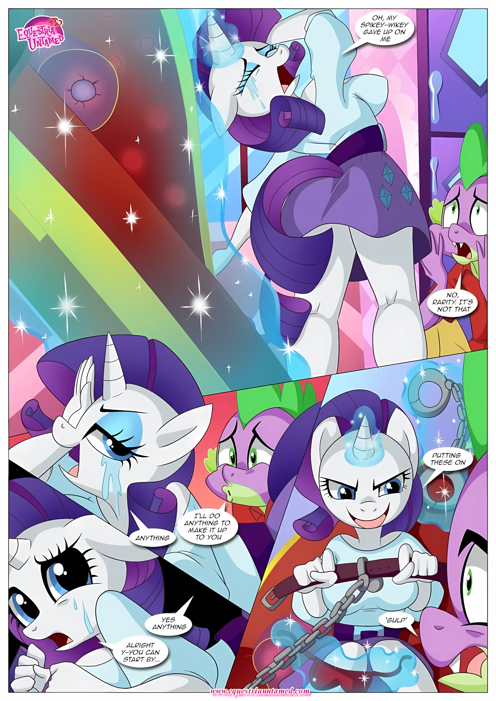 Spike’s Harem (My Little Pony – Friendship Is Magic) [PalComix], 3 . How To Discipline Your Dragon - Chapter 3 (My Little Pony - Friendship Is Magic) [PalComix], page 21 of 40