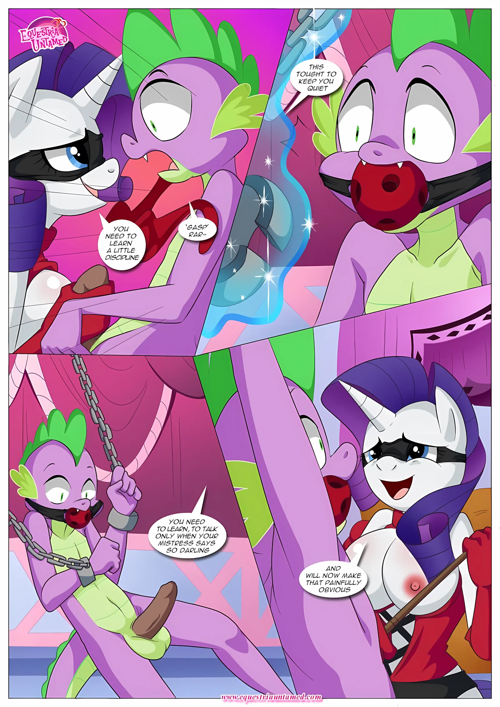 Spike’s Harem (My Little Pony – Friendship Is Magic) [PalComix], 3 . How To Discipline Your Dragon - Chapter 3 (My Little Pony - Friendship Is Magic) [PalComix], page 27 of 40