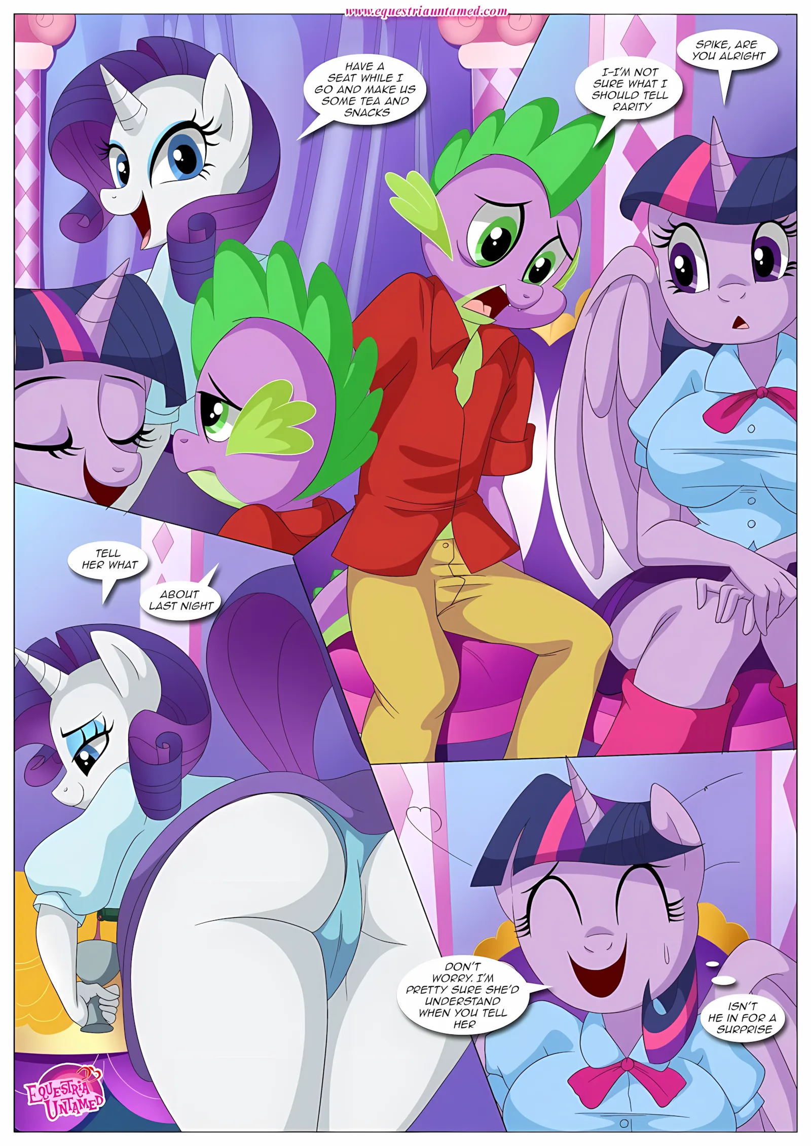 Spike’s Harem (My Little Pony – Friendship Is Magic) [PalComix], 3 . How To Discipline Your Dragon - Chapter 3 (My Little Pony - Friendship Is Magic) [PalComix], page 10 of 40