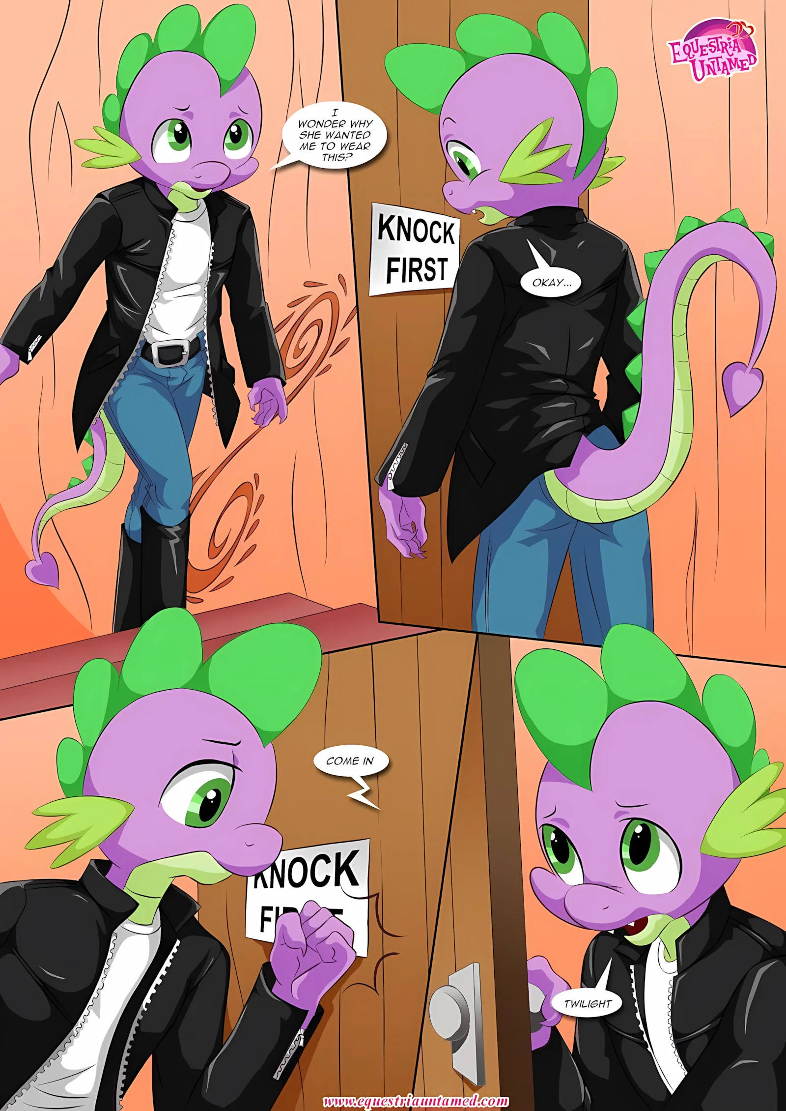 Spike’s Harem (My Little Pony – Friendship Is Magic) [PalComix], 2 . Sex Ed With Miss Twilight Sparkle - Chapter 2 (My Little Pony - Friendship Is Magic) [PalComix], page 15 of 34