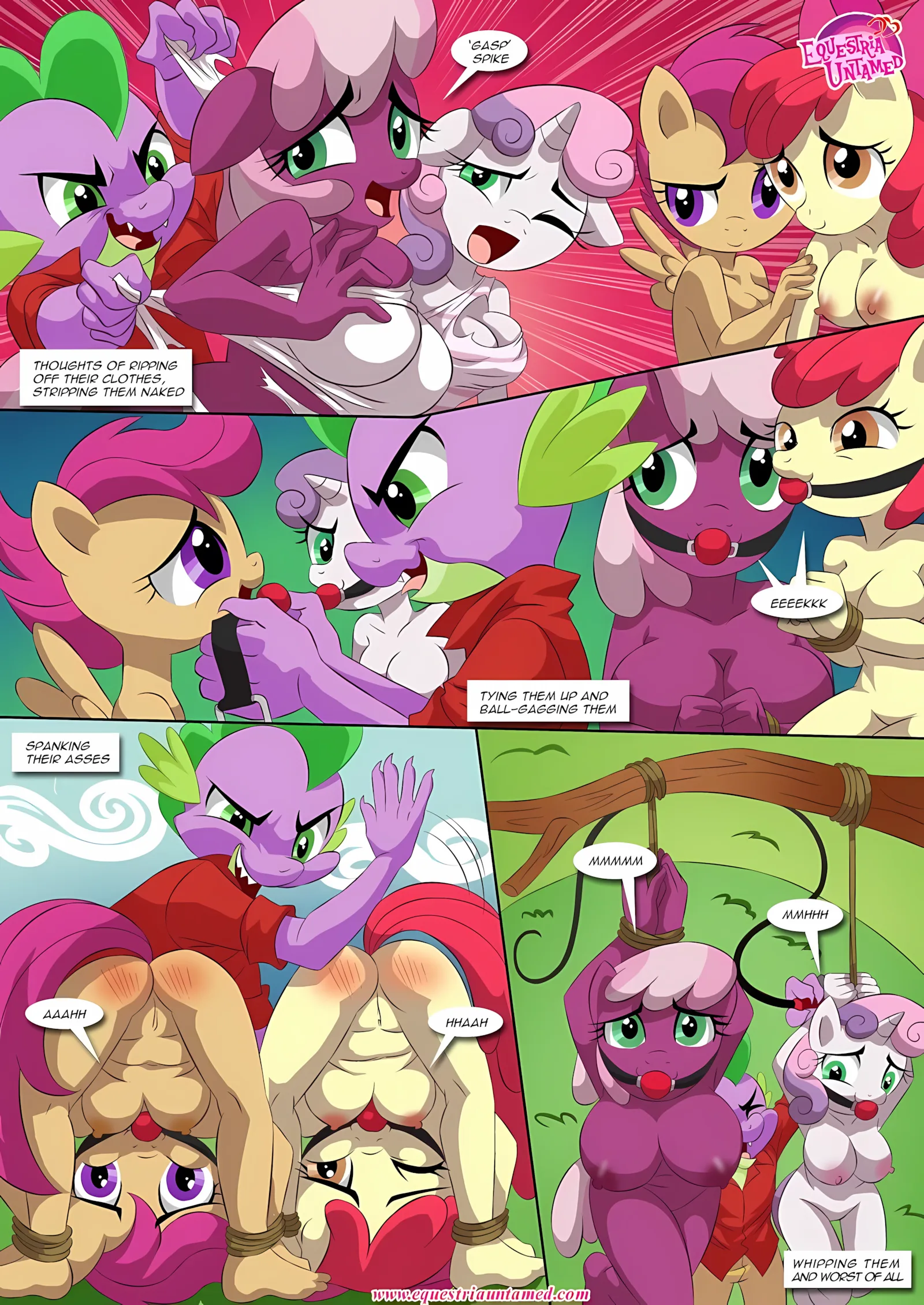 Spike’s Harem (My Little Pony – Friendship Is Magic) [PalComix], 2 . Sex Ed With Miss Twilight Sparkle - Chapter 2 (My Little Pony - Friendship Is Magic) [PalComix], page 7 of 34
