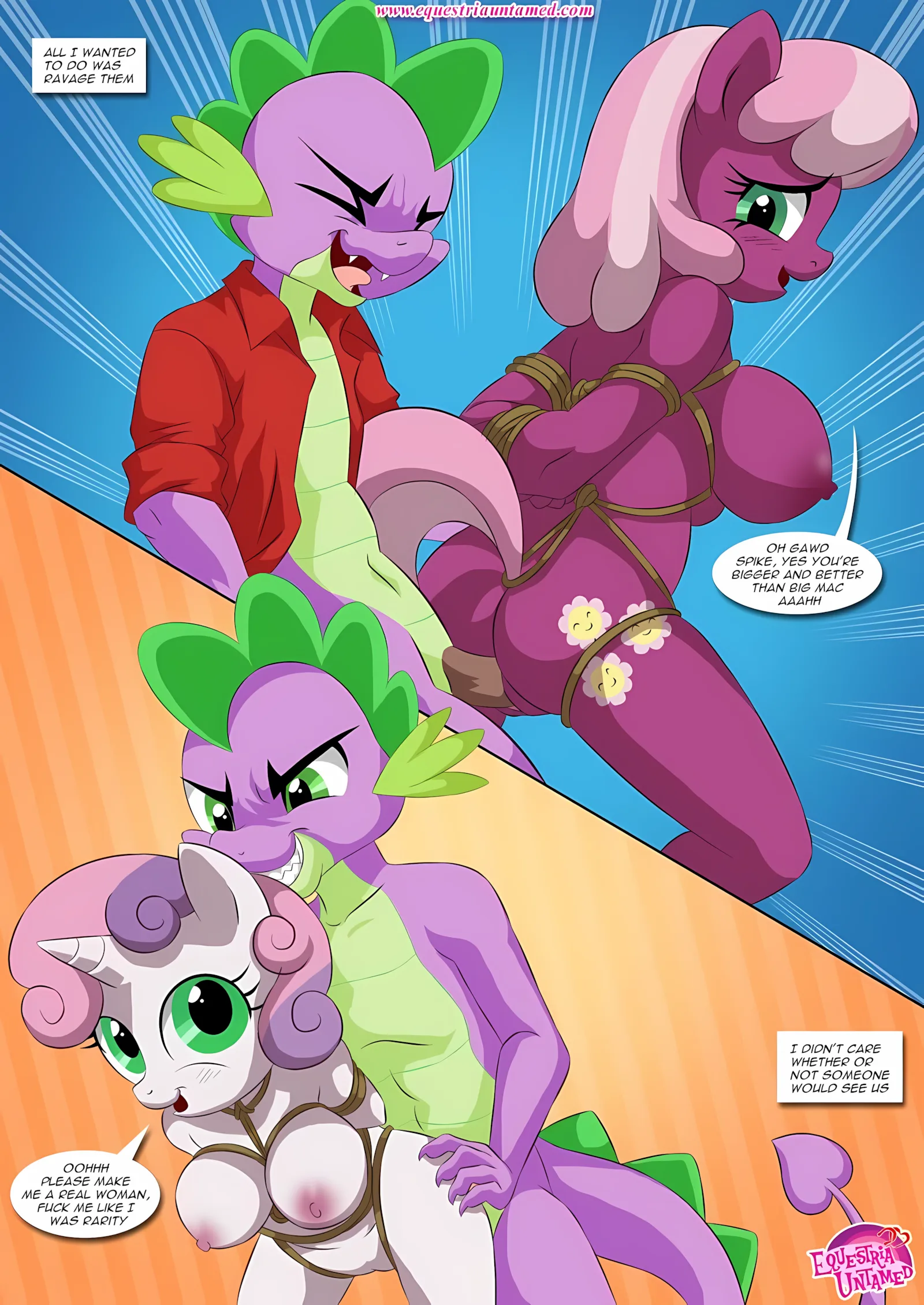 Spike’s Harem (My Little Pony – Friendship Is Magic) [PalComix], 2 . Sex Ed With Miss Twilight Sparkle - Chapter 2 (My Little Pony - Friendship Is Magic) [PalComix], page 8 of 34