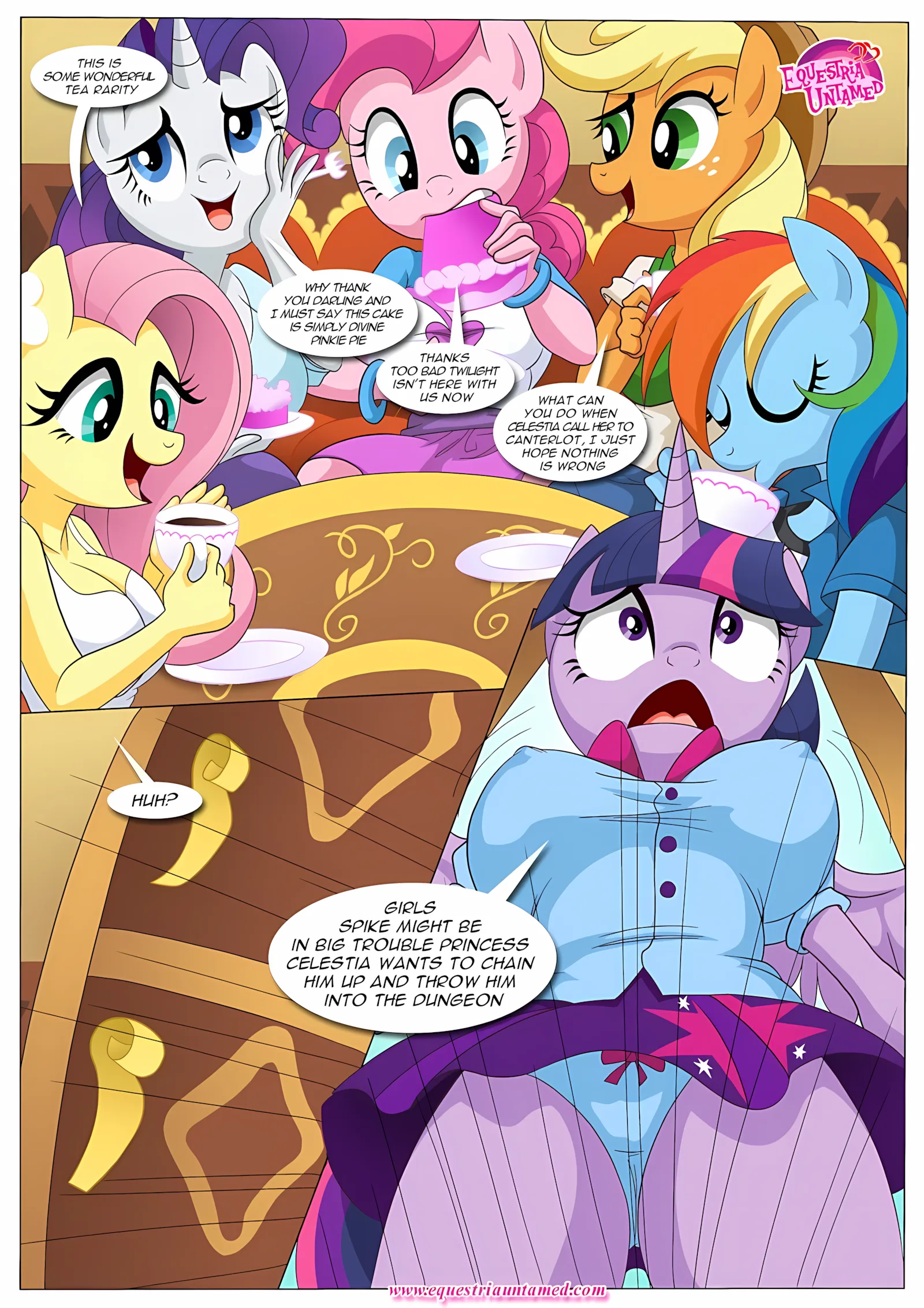 Spike’s Harem (My Little Pony – Friendship Is Magic) [PalComix], 1 . The Power Of Dragon Mating - (My Little Pony - Friendship Is Magic) [PalComix], page 2 of 25