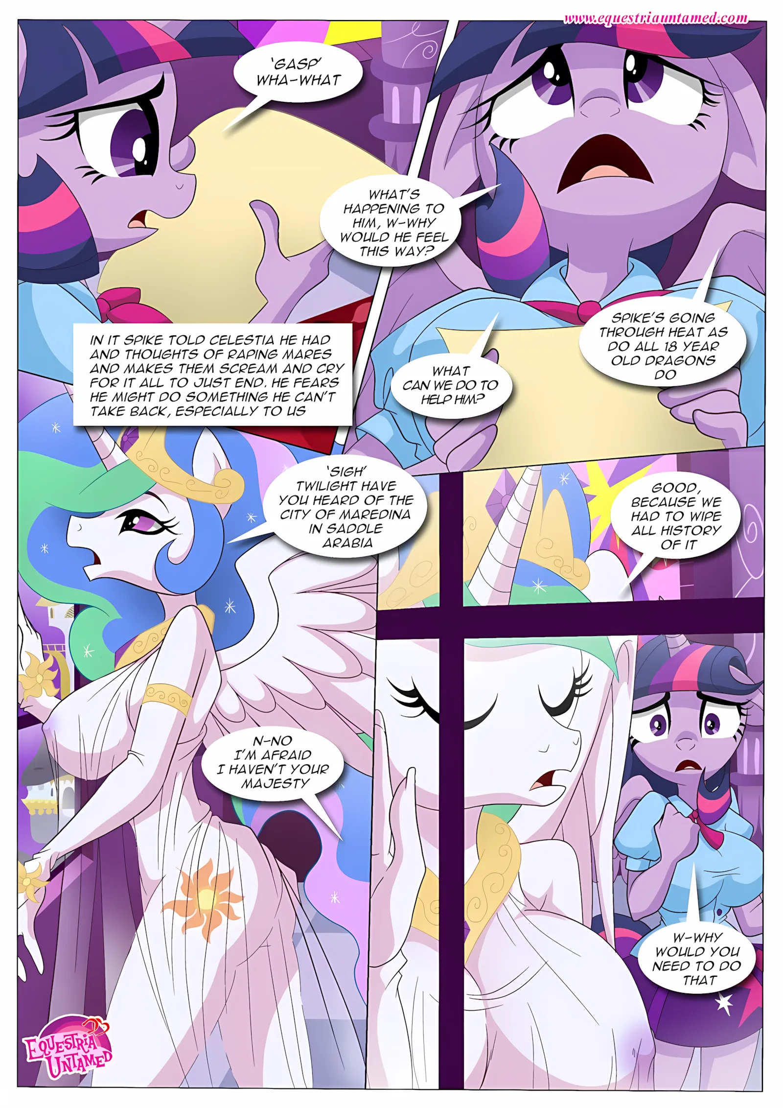 Spike’s Harem (My Little Pony – Friendship Is Magic) [PalComix], 1 . The Power Of Dragon Mating - (My Little Pony - Friendship Is Magic) [PalComix], page 5 of 25