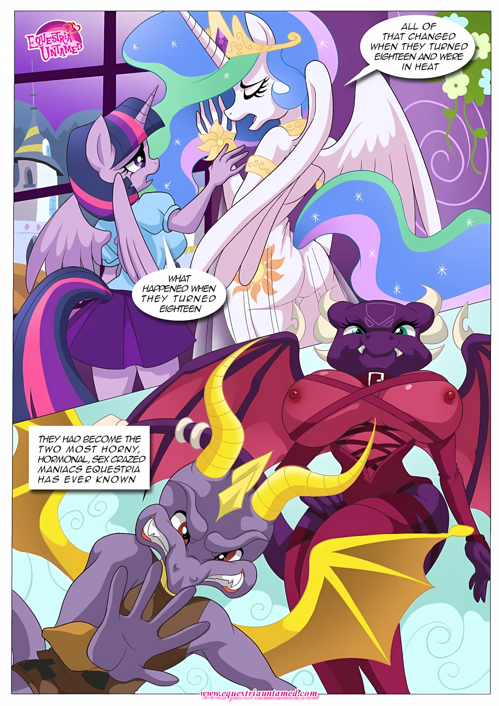 Spike’s Harem (My Little Pony – Friendship Is Magic) [PalComix], 1 . The Power Of Dragon Mating - (My Little Pony - Friendship Is Magic) [PalComix], page 8 of 25