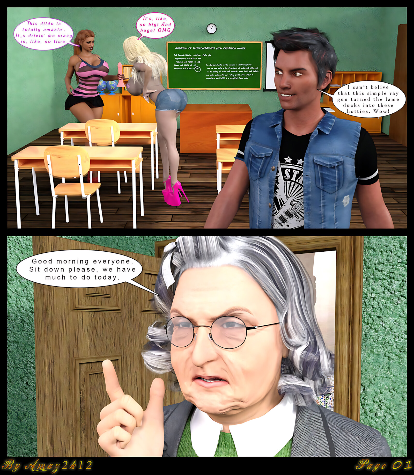 The Bimbo Class [Amaz2k12], The Bimbo Class, page 1 of 28