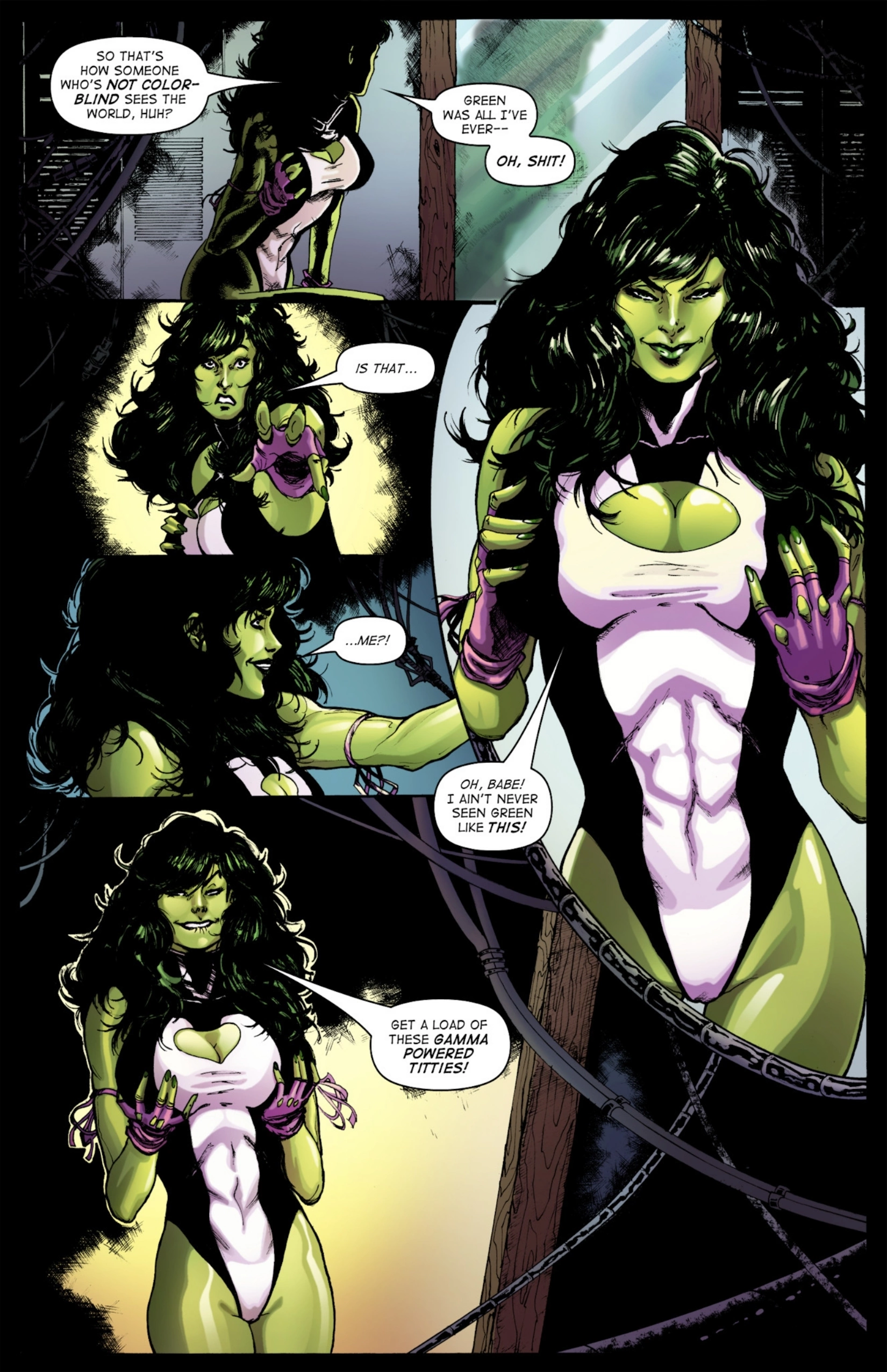 The Immoral she Hulk [Tracy scops], The Immoral she Hulk, page 4 of 19