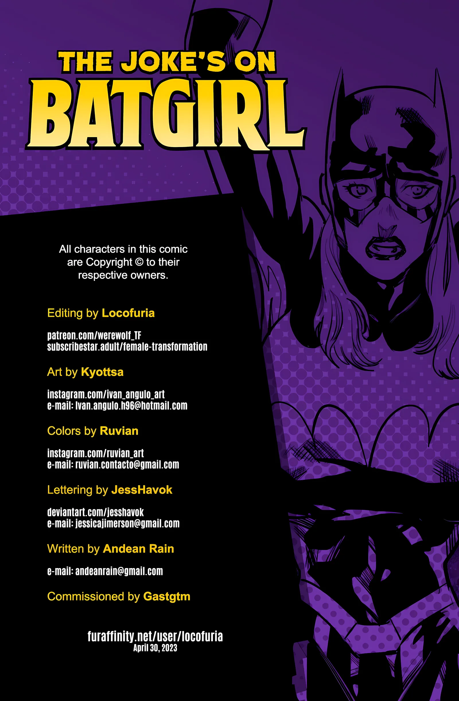 The joke’s on Batgirl [Locofuria], The joke's on Batgirl, page 3 of 27
