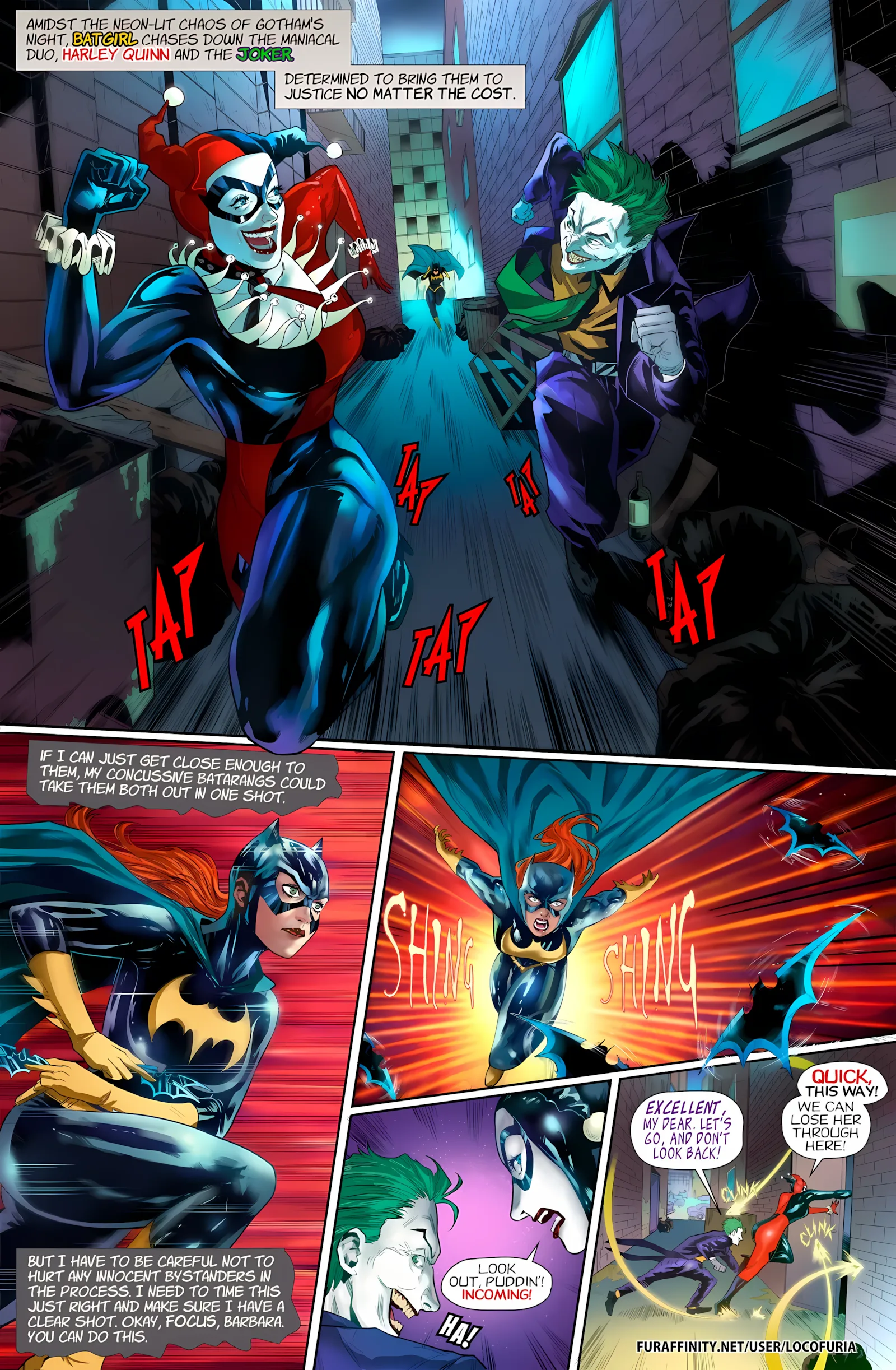 The joke’s on Batgirl [Locofuria], The joke's on Batgirl, page 4 of 27
