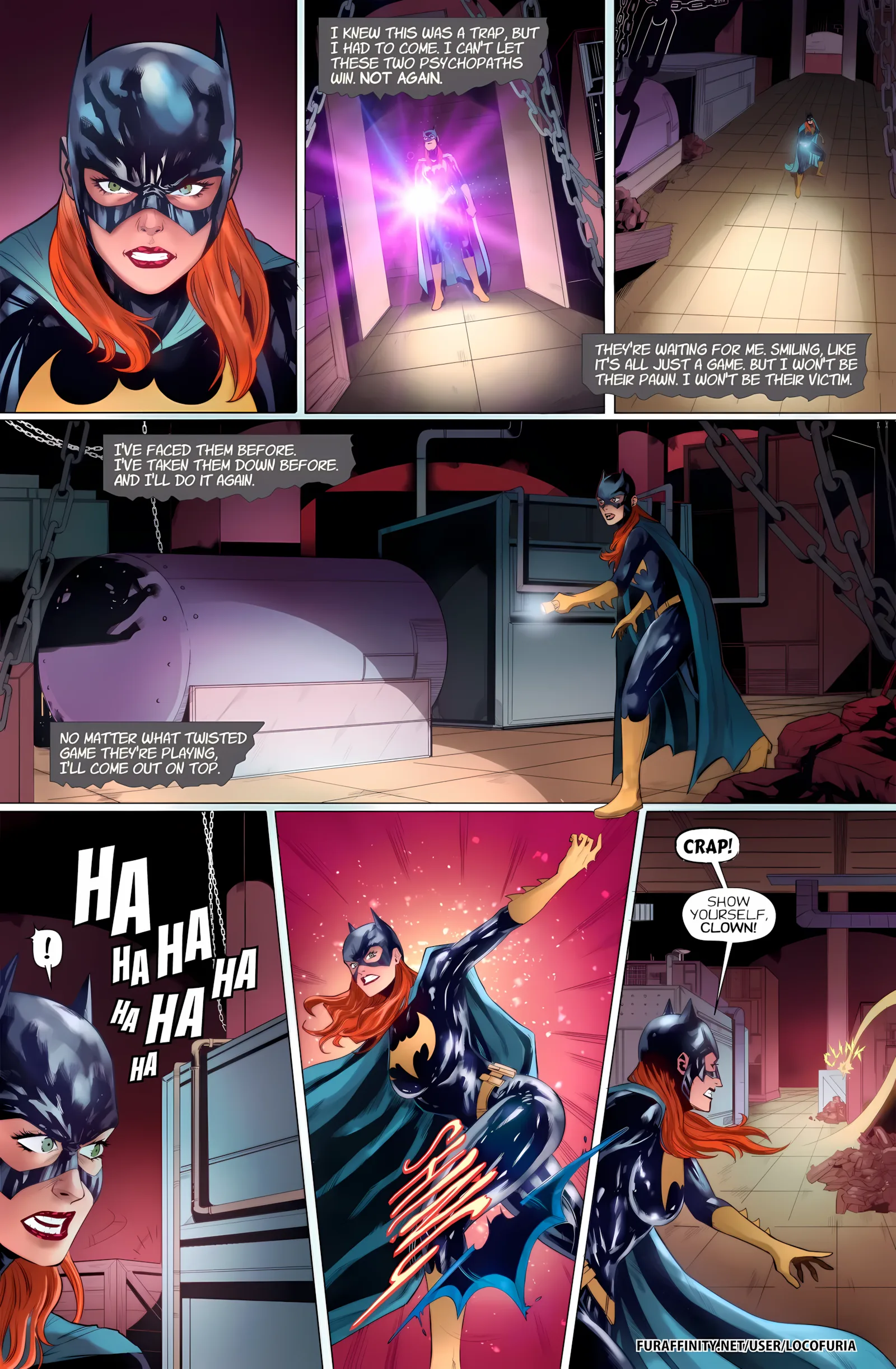 The joke’s on Batgirl [Locofuria], The joke's on Batgirl, page 5 of 27