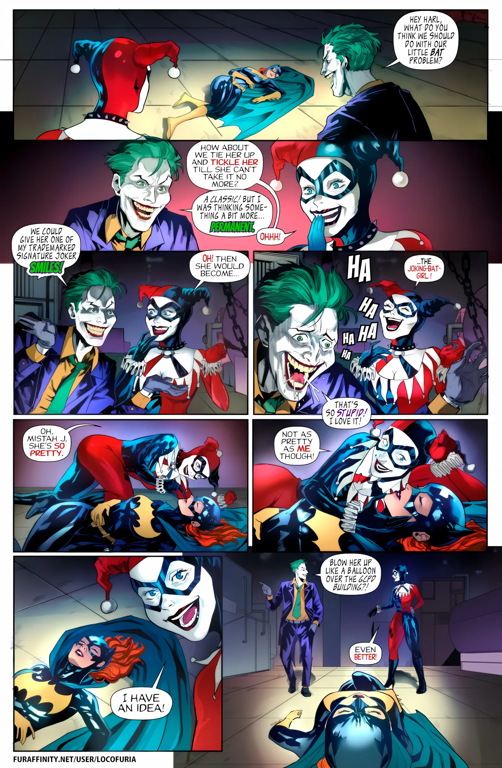 The joke’s on Batgirl [Locofuria], The joke's on Batgirl, page 7 of 27