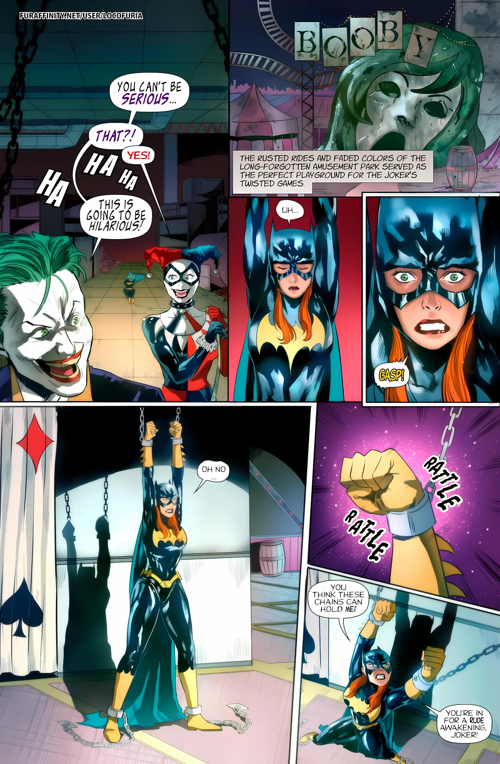 The joke’s on Batgirl [Locofuria], The joke's on Batgirl, page 8 of 27