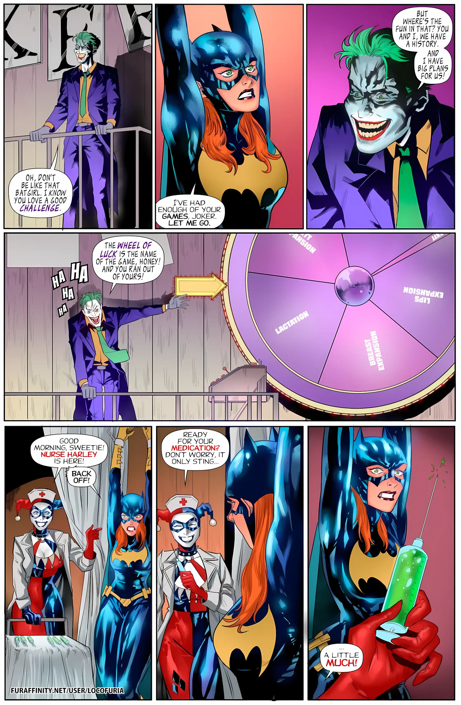 The joke’s on Batgirl [Locofuria], The joke's on Batgirl, page 9 of 27