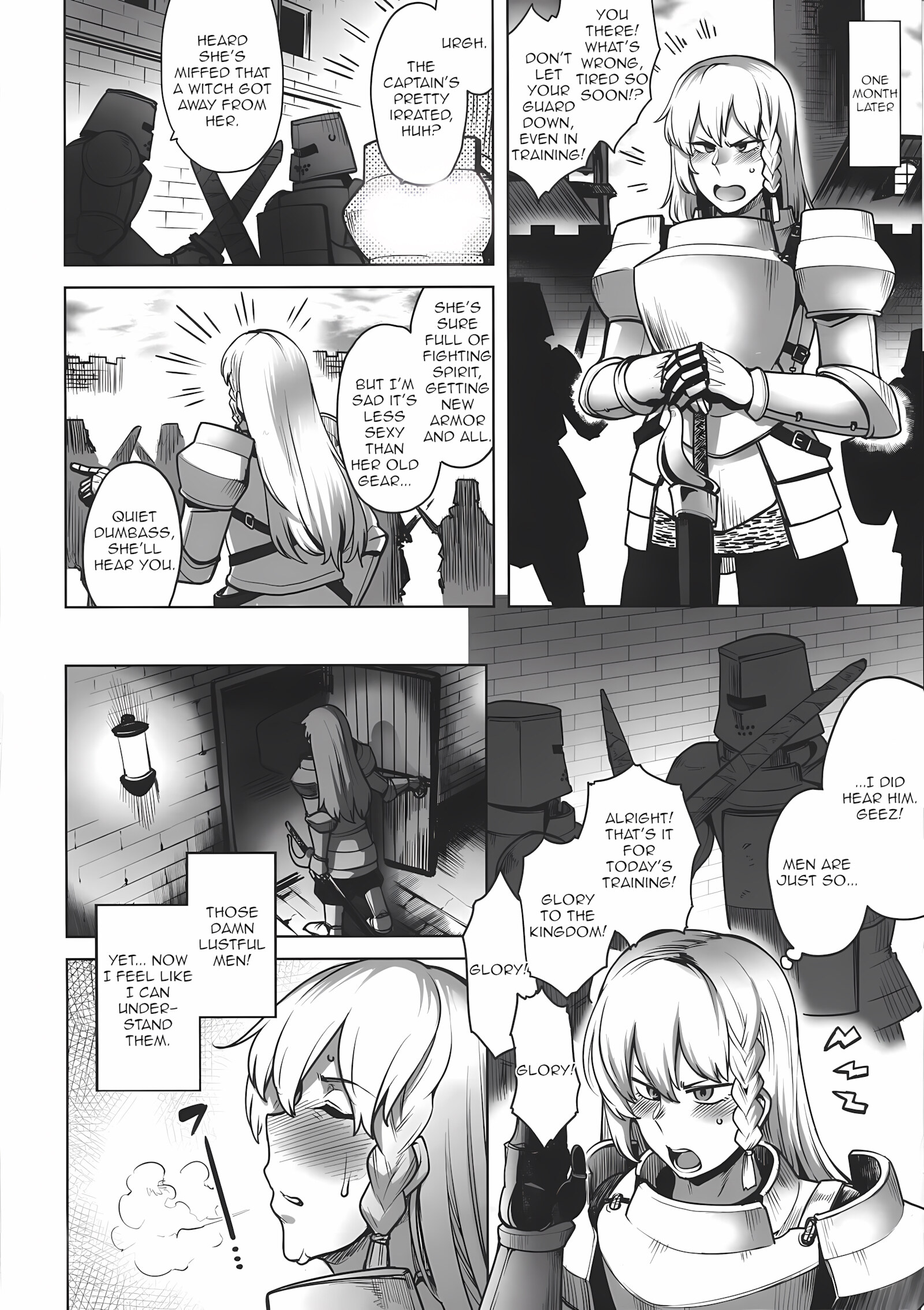 The Lady Knight and the Futanari Curse [Toritora], The Lady Knight and the Futanari Curse, page 9 of 21