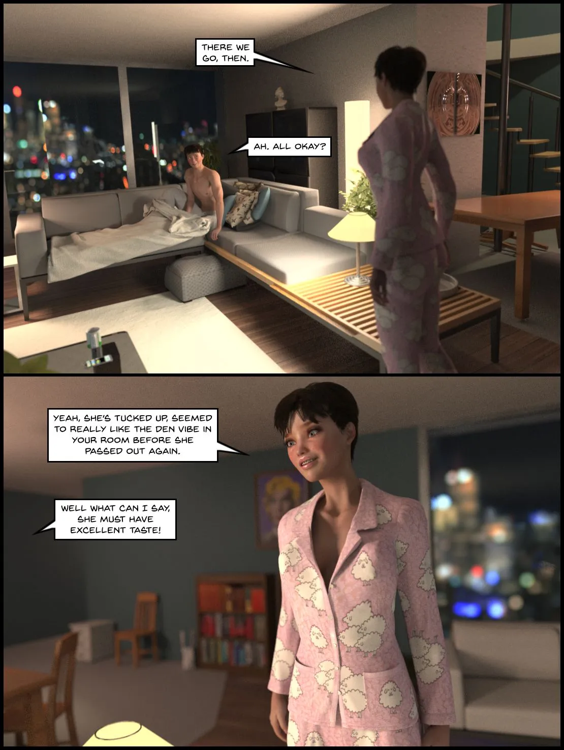 The Lithium – Have Spacesuit [Sindy Anna Jones], 11 . Lithium - Shampooing My Sister - Chapter 11 [Sindy Anna Jones], page 4 of 100