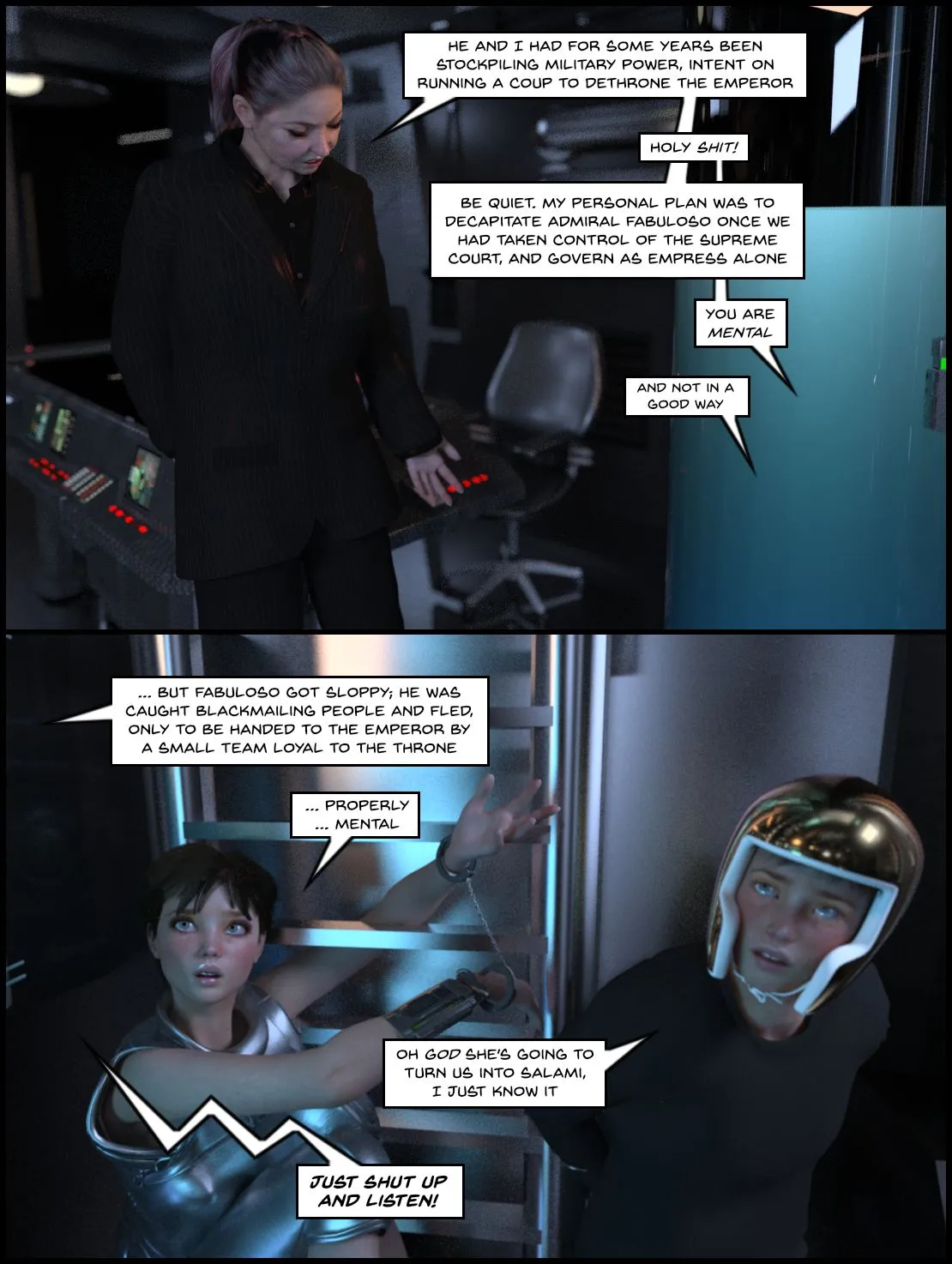 The Lithium – Have Spacesuit [Sindy Anna Jones], 9 . Lithium - The Wrath Of Karen - Chapter 9 [Sindy Anna Jones], page 122 of 175