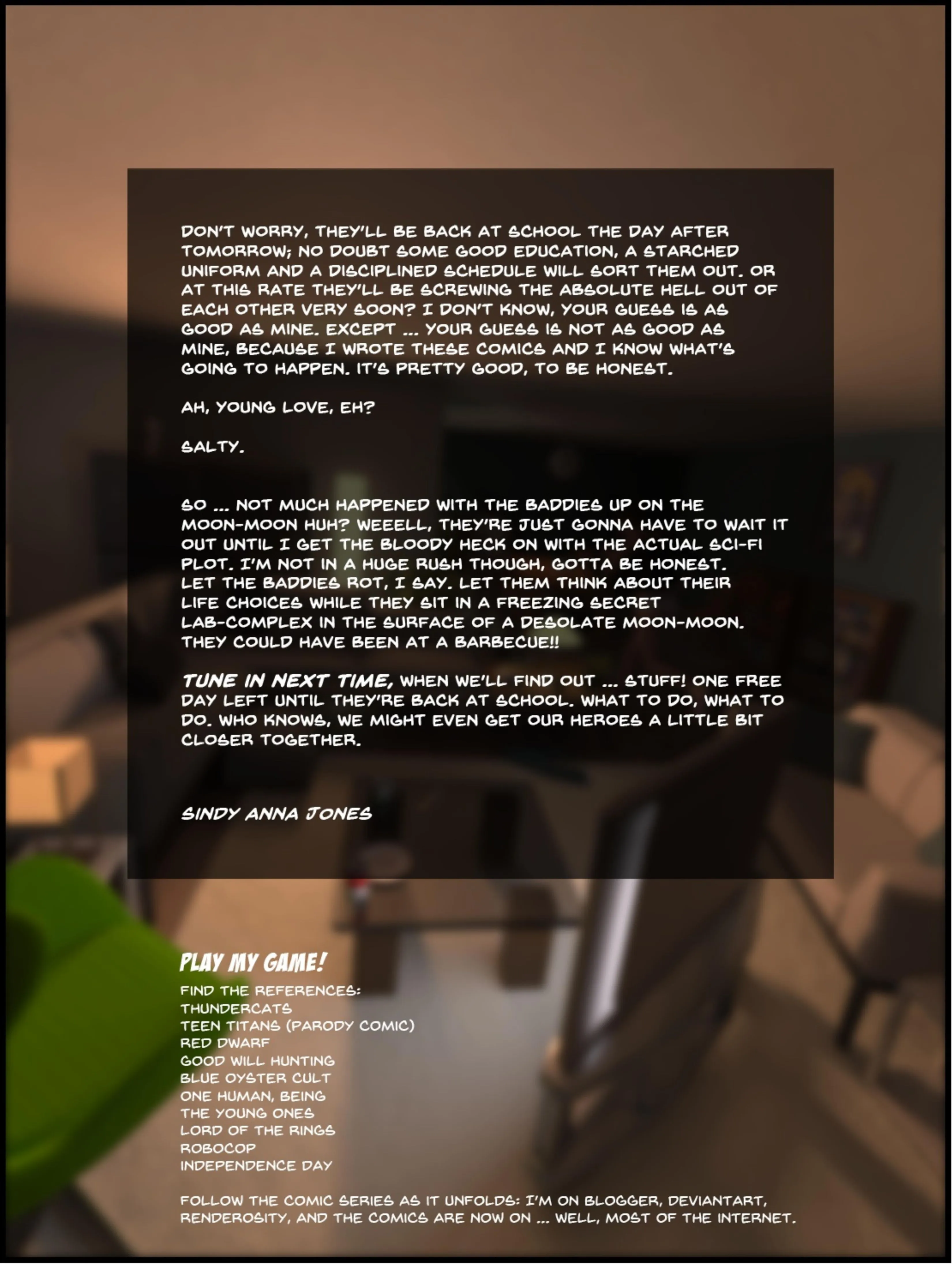 The Lithium – Have Spacesuit [Sindy Anna Jones], 6 . Lithium - My Brother, My Rules - Chapter 6 [Sindy Anna Jones], page 129 of 129