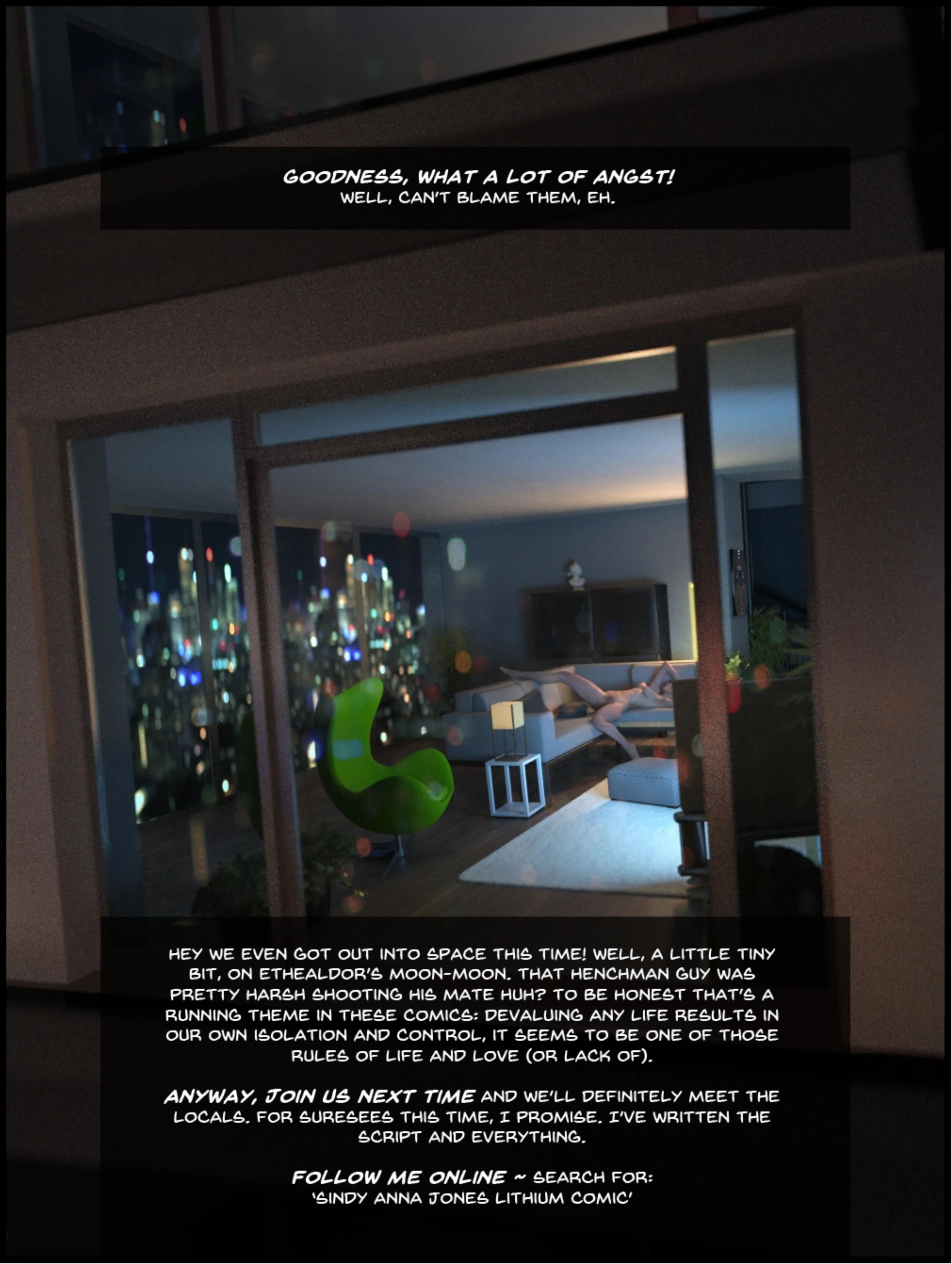 The Lithium – Have Spacesuit [Sindy Anna Jones], 2 . Lithium - Bodies In Orbit - Chapter 2 [Sindy Anna Jones], page 77 of 77