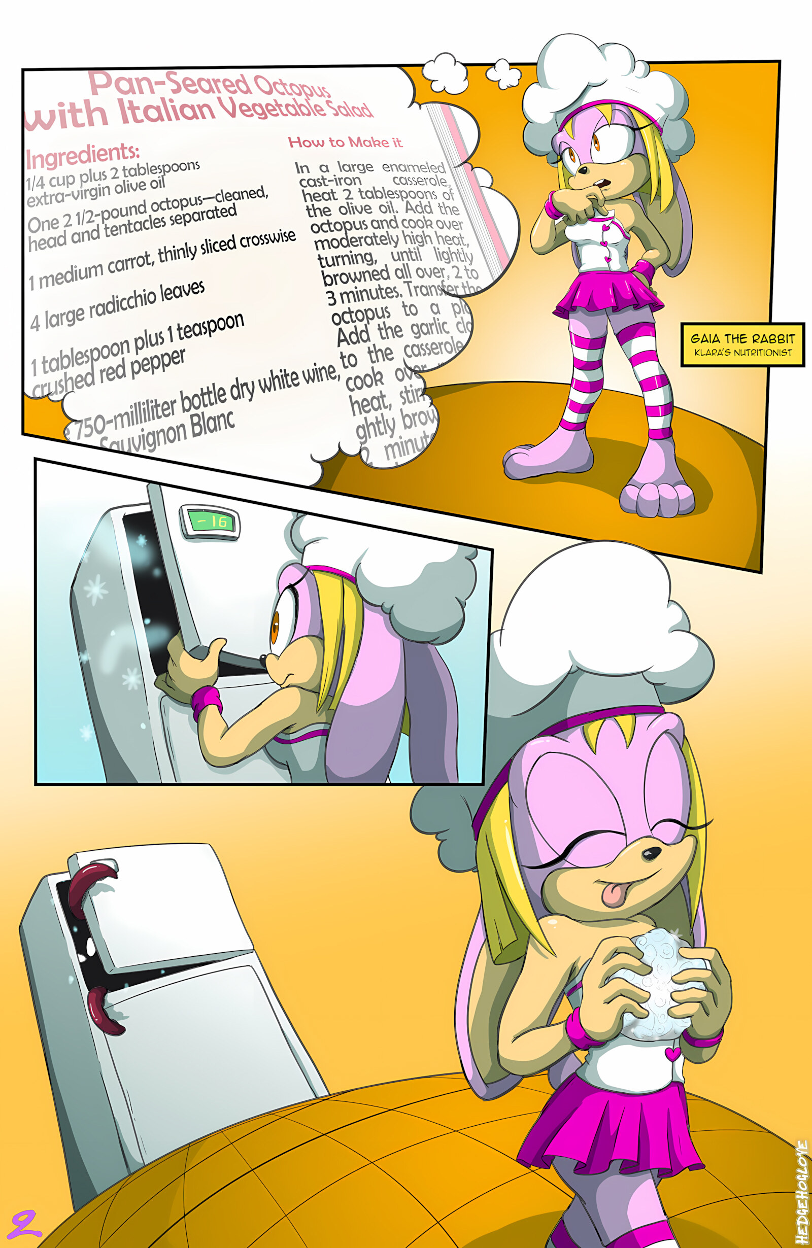 The Rabbit and the Octopus [Hedgehoglove], The Rabbit and the Octopus, page 3 of 14