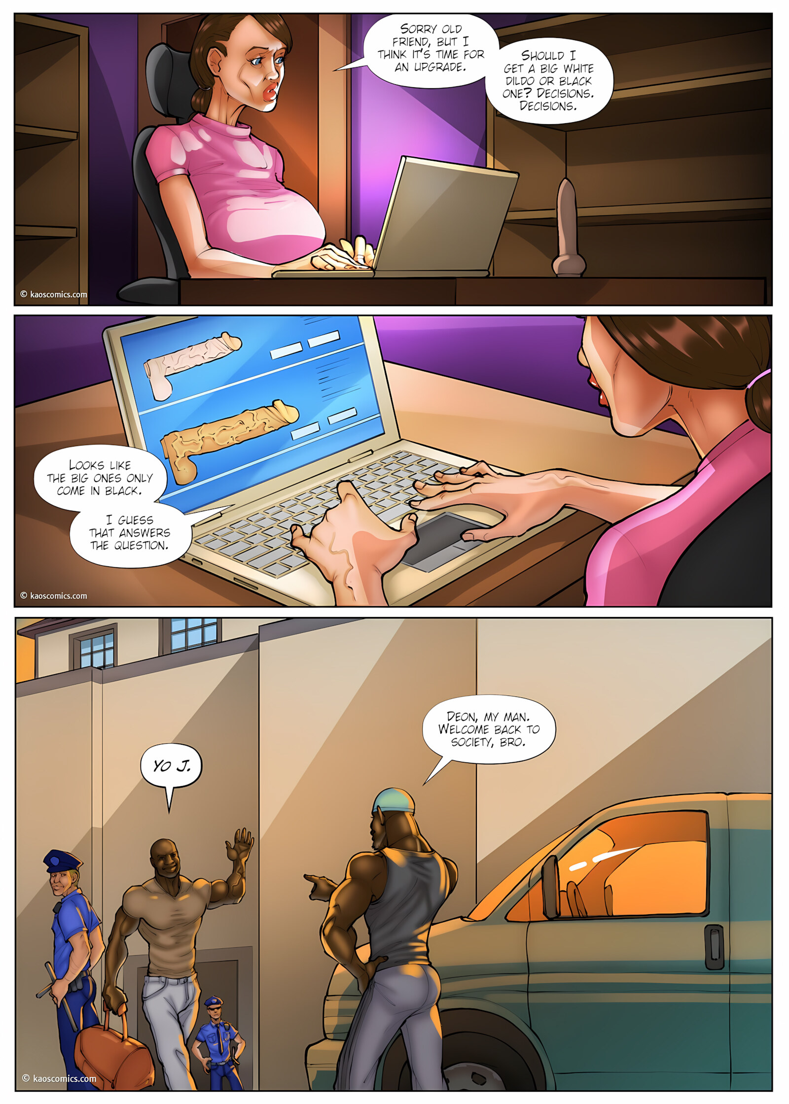 The Wife And The Black Gardeners [KaosComics], The Wife And The Black Gardeners 3, page 7 of 45