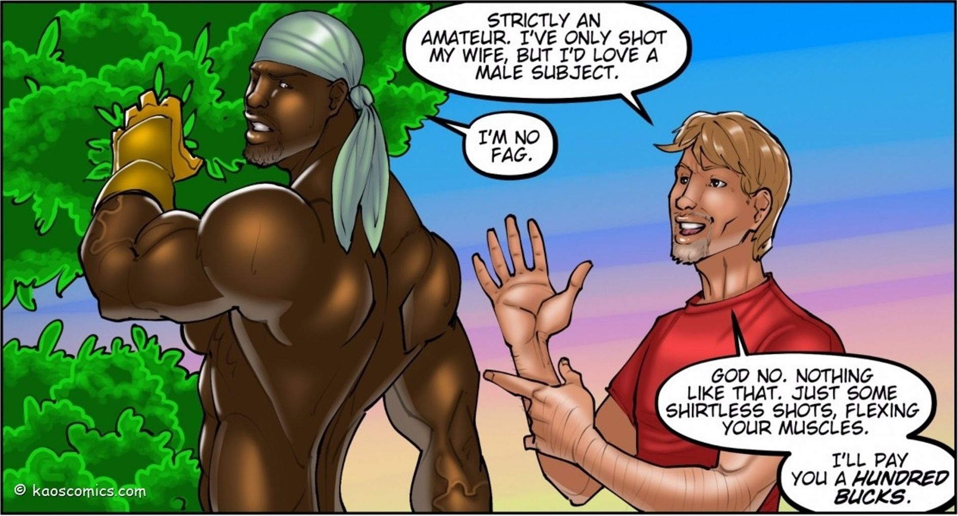 The Wife And The Black Gardeners [KaosComics], The Wife And The Black Gardeners 2, page 24 of 149