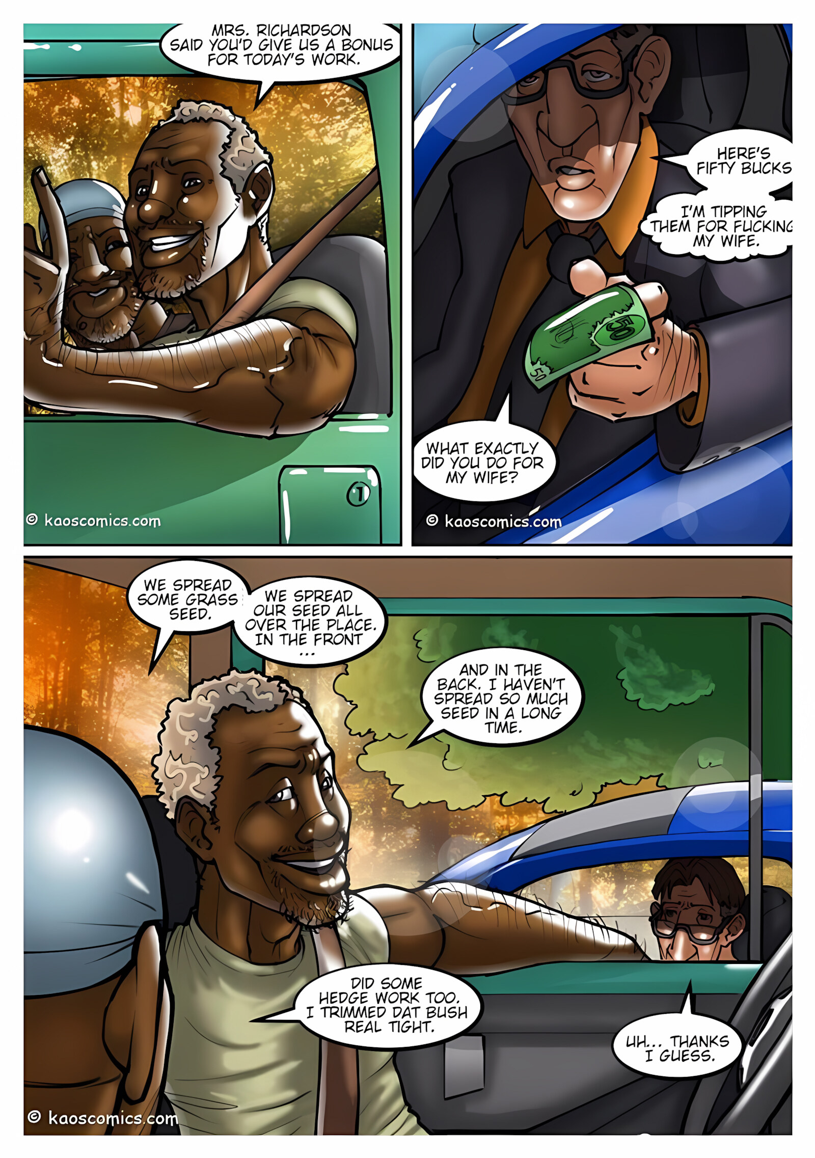 The Wife And The Black Gardeners [KaosComics], The Wife And The Black Gardeners 1, page 39 of 40