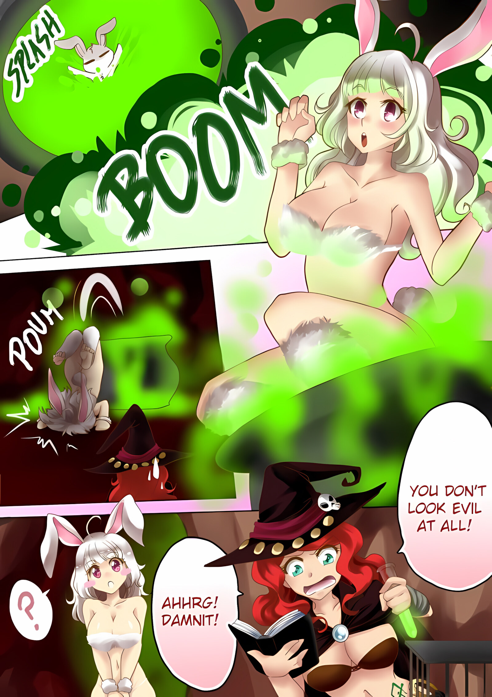 The Witch, The Bunny, and The Bat [Aya Yanagisawa], The Witch, The Bunny, and The Bat, page 2 of 10