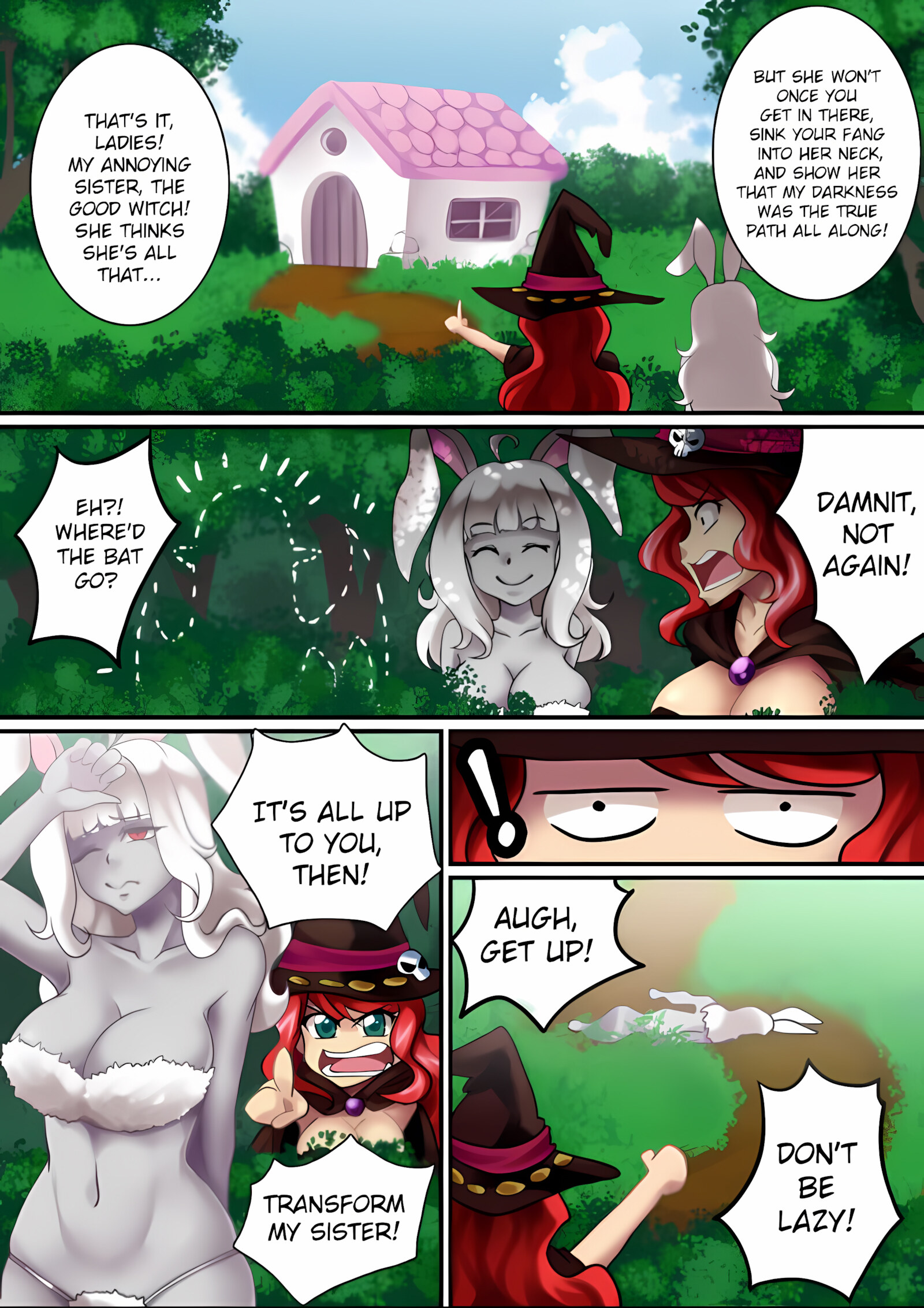 The Witch, The Bunny, and The Bat [Aya Yanagisawa], The Witch, The Bunny, and The Bat, page 7 of 10