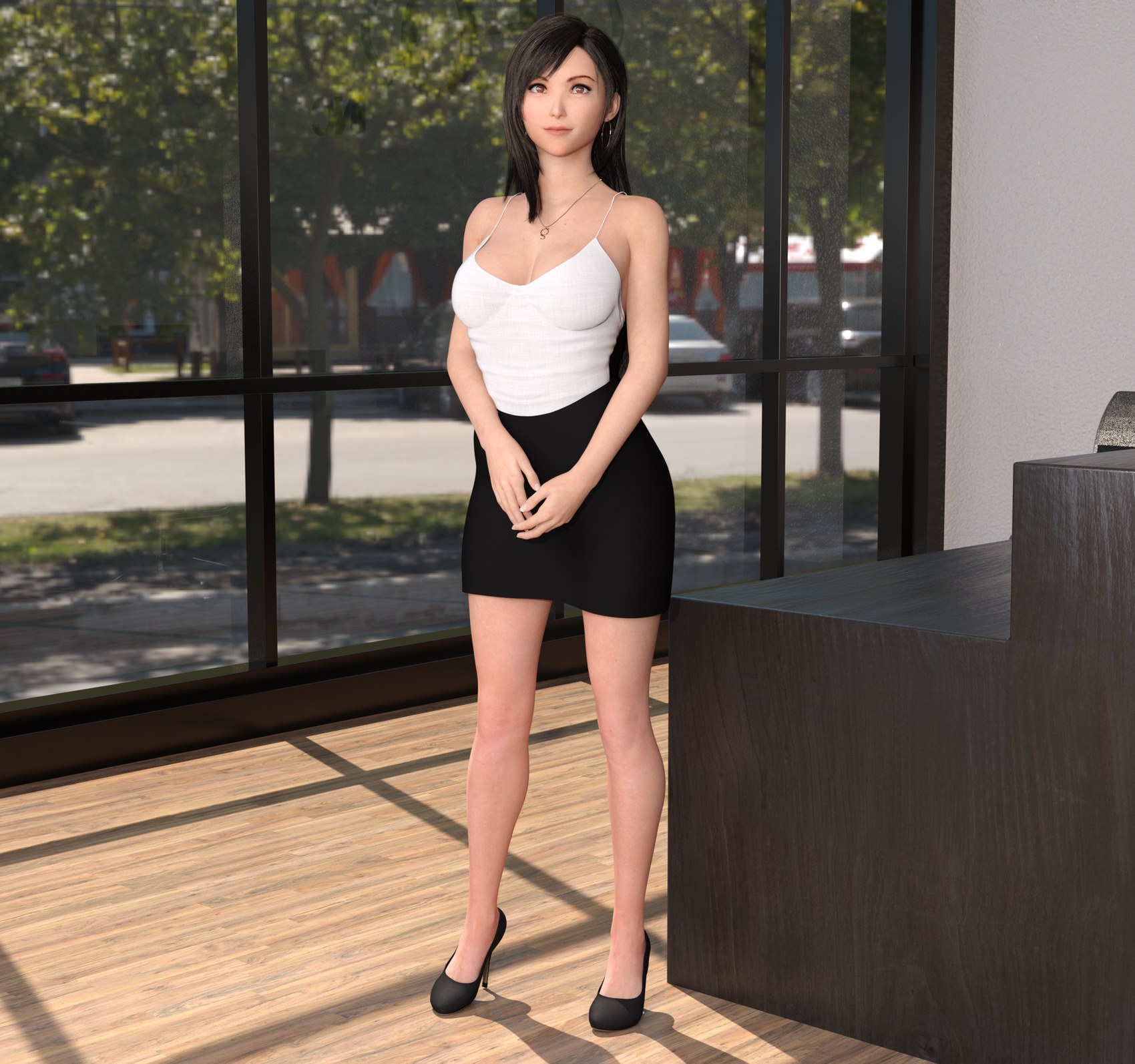 Tifa in office lady outfit [Komico], Tifa in office lady outfit, page 10 of 10