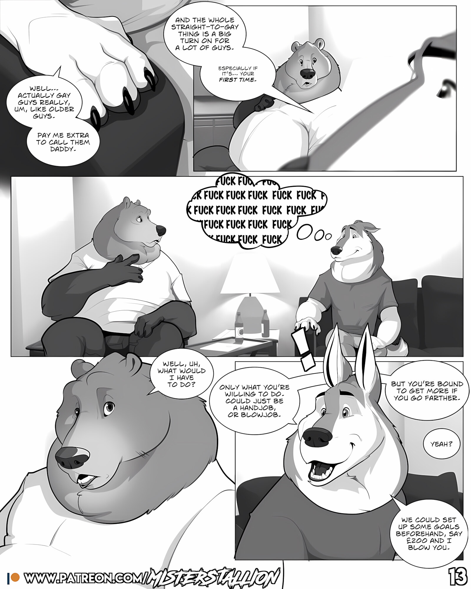 Tip your waiters [MisterStallion], Tip your waiters, page 14 of 28