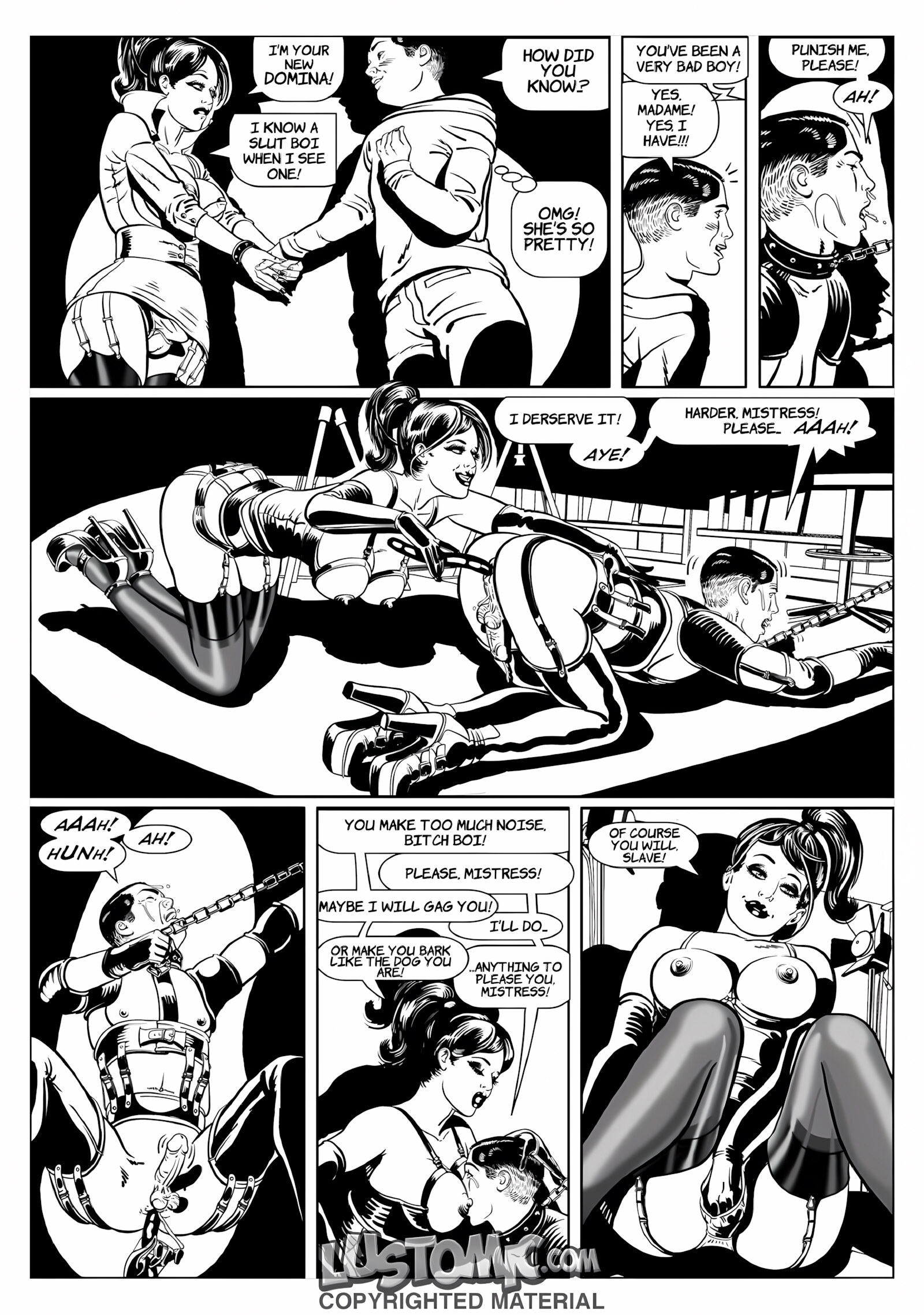 Trans-Domina [Lustomic], Trans-Domina 1, page 2 of 11