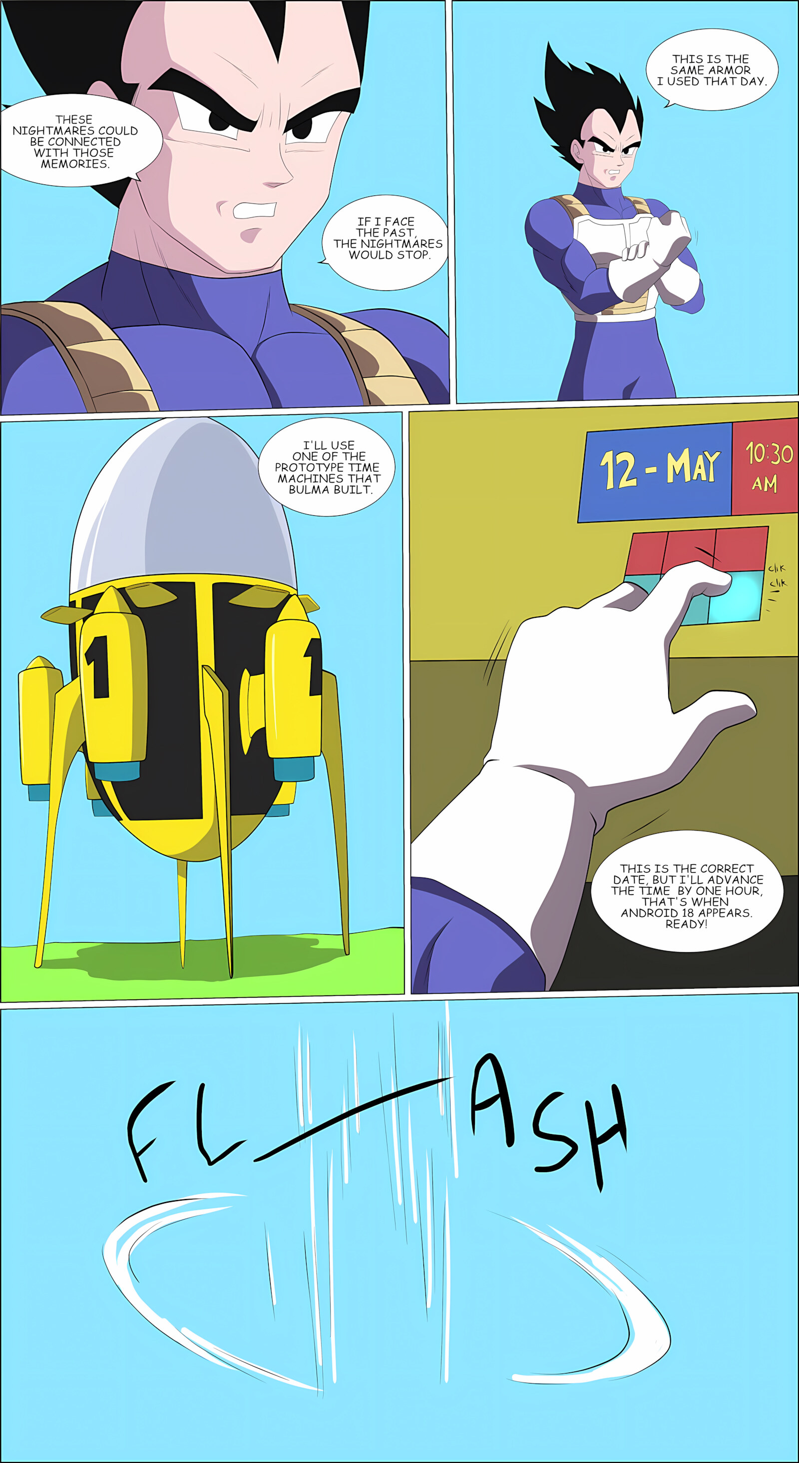 Vegeta VS Android 18 [Zetarok], Vegeta VS Android 18, page 2 of 35