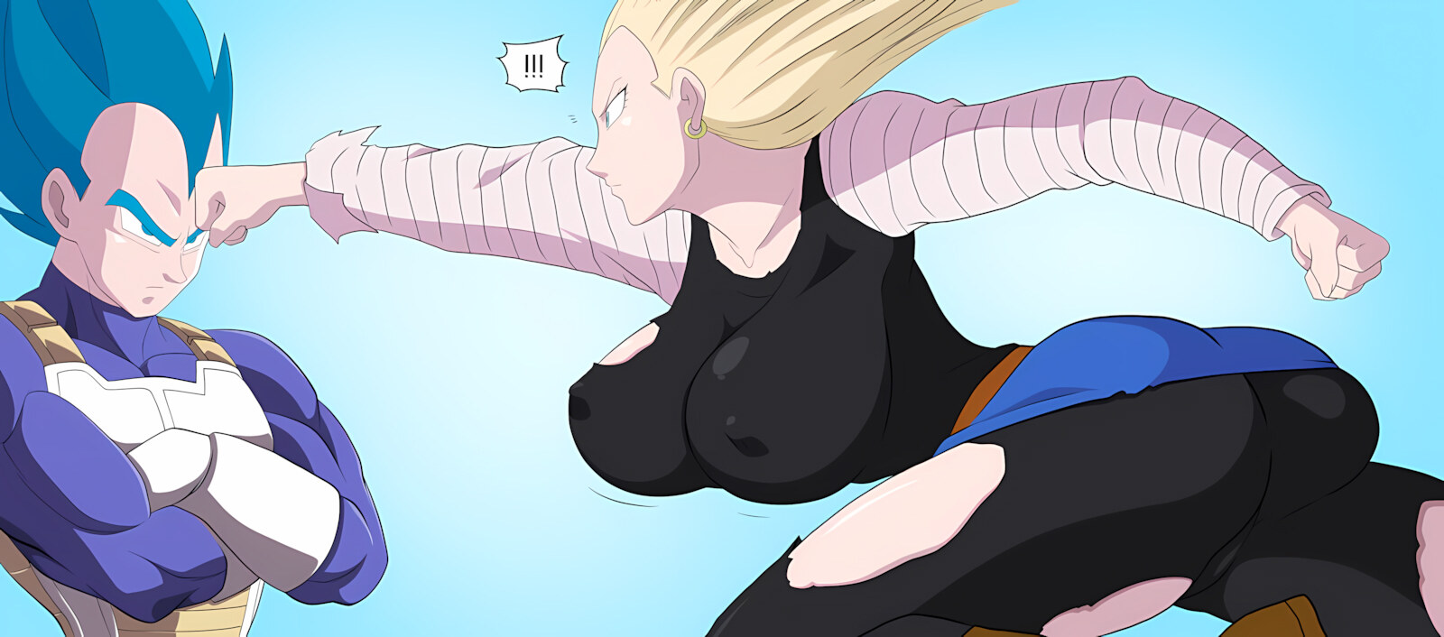 Vegeta VS Android 18 [Zetarok], Vegeta VS Android 18, page 11 of 35