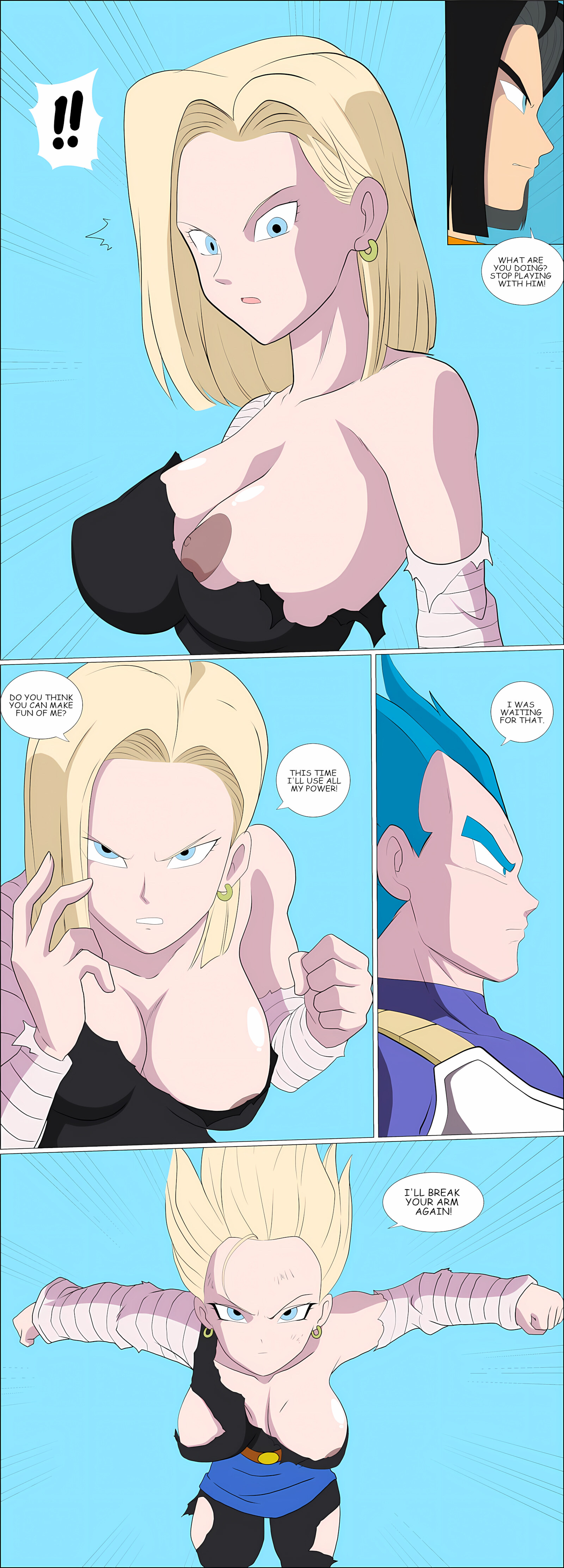 Vegeta VS Android 18 [Zetarok], Vegeta VS Android 18, page 13 of 35