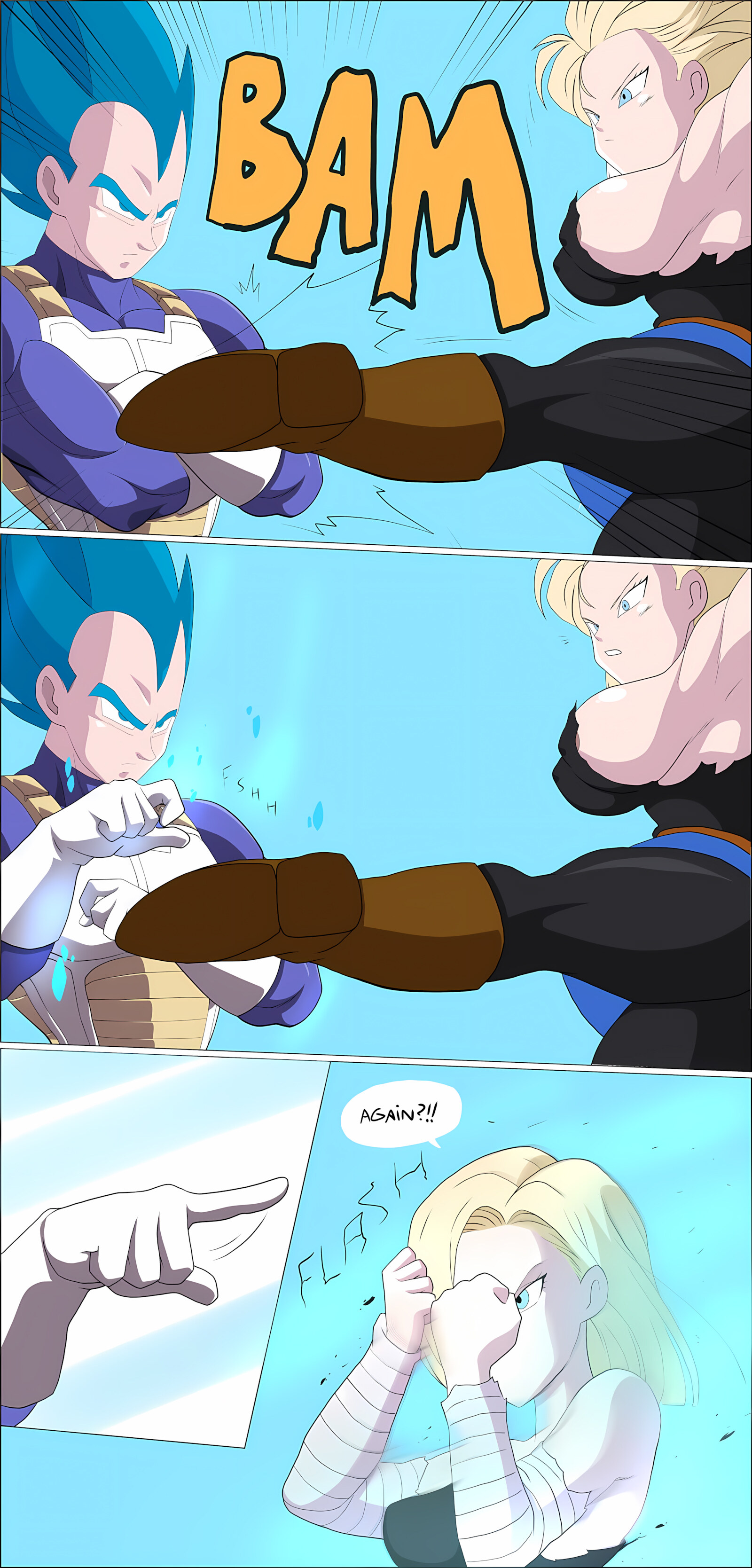 Vegeta VS Android 18 [Zetarok], Vegeta VS Android 18, page 14 of 35