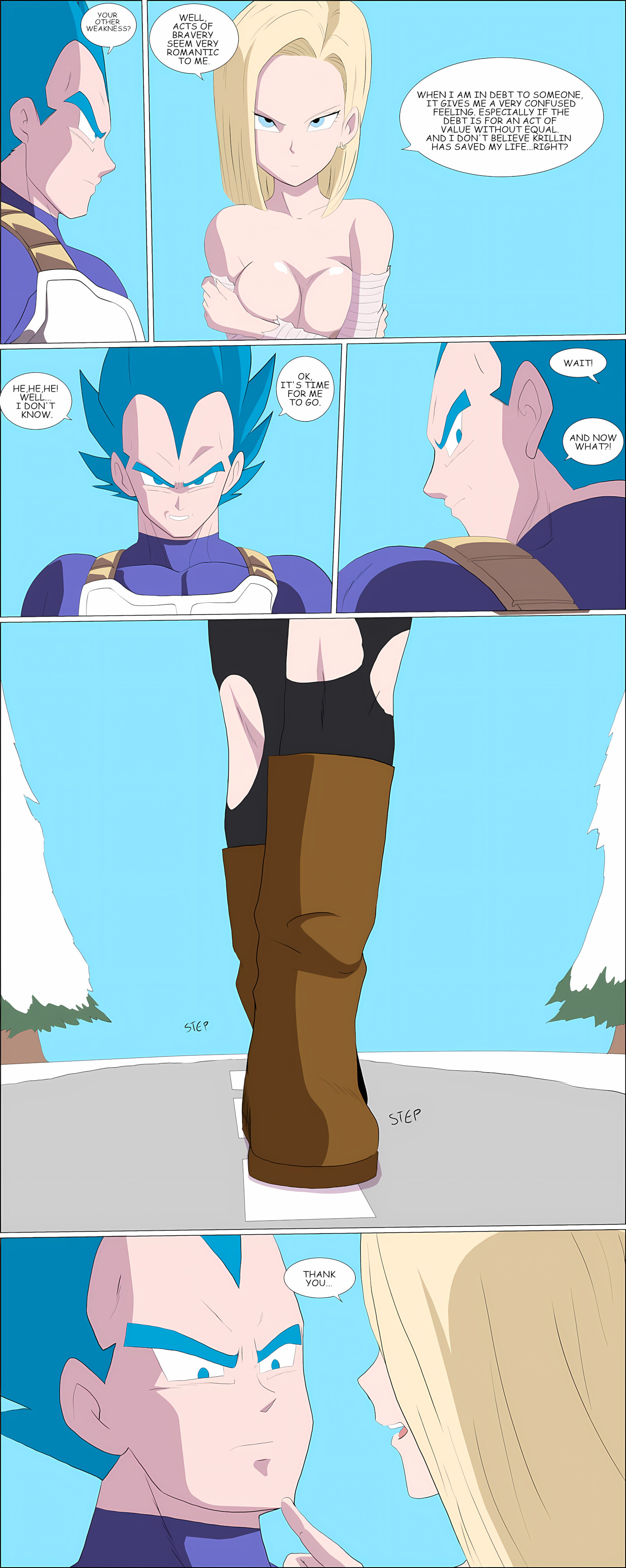 Vegeta VS Android 18 [Zetarok], Vegeta VS Android 18, page 19 of 35
