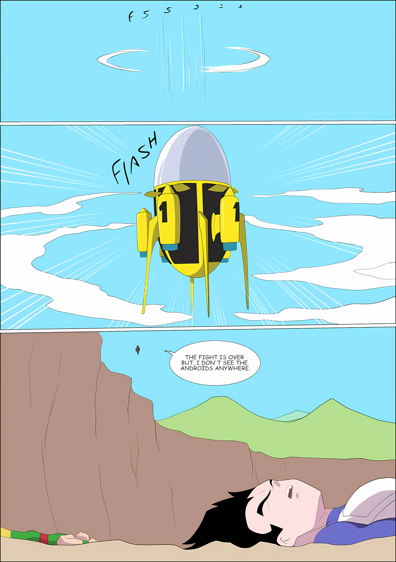 Vegeta VS Android 18 [Zetarok], Vegeta VS Android 18, page 3 of 35
