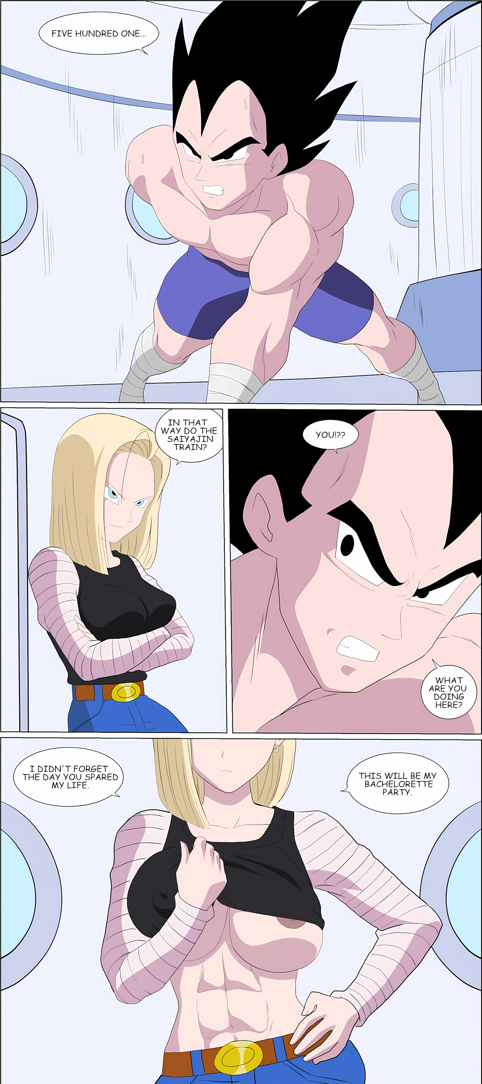 Vegeta VS Android 18 [Zetarok], Vegeta VS Android 18, page 23 of 35