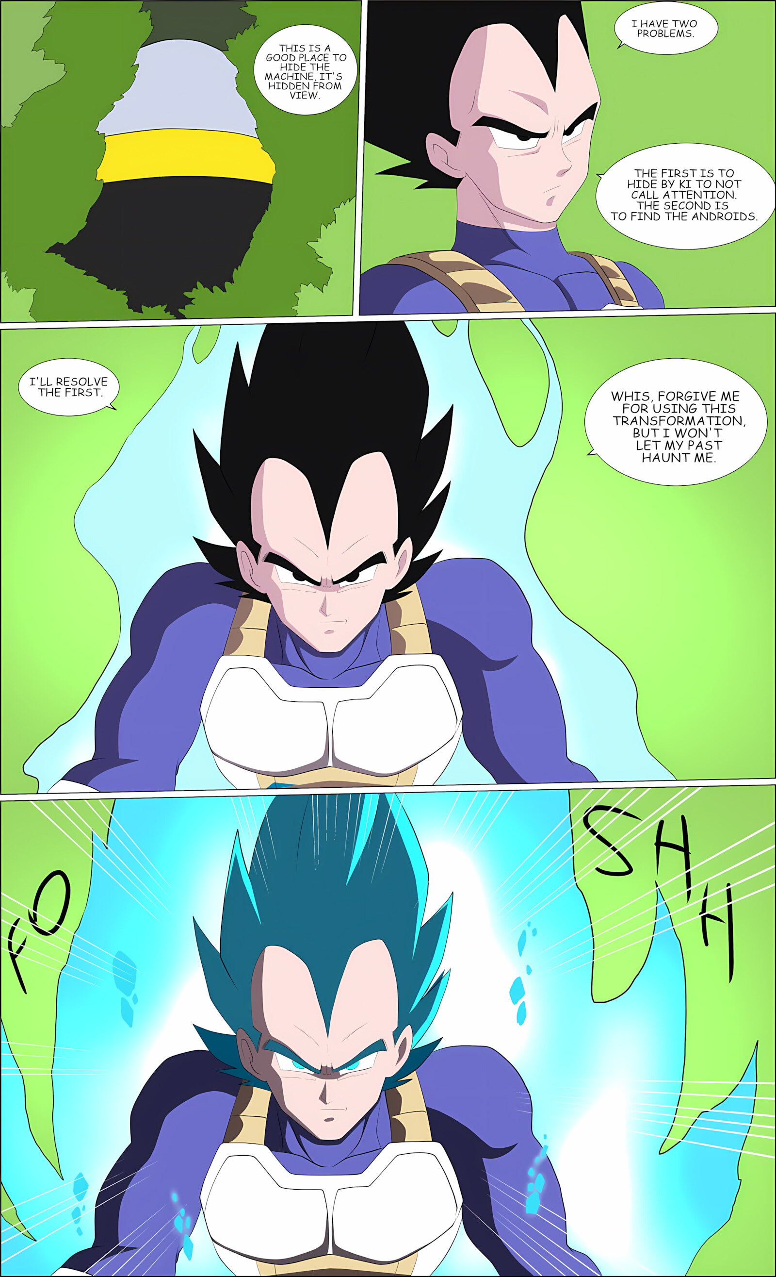 Vegeta VS Android 18 [Zetarok], Vegeta VS Android 18, page 4 of 35