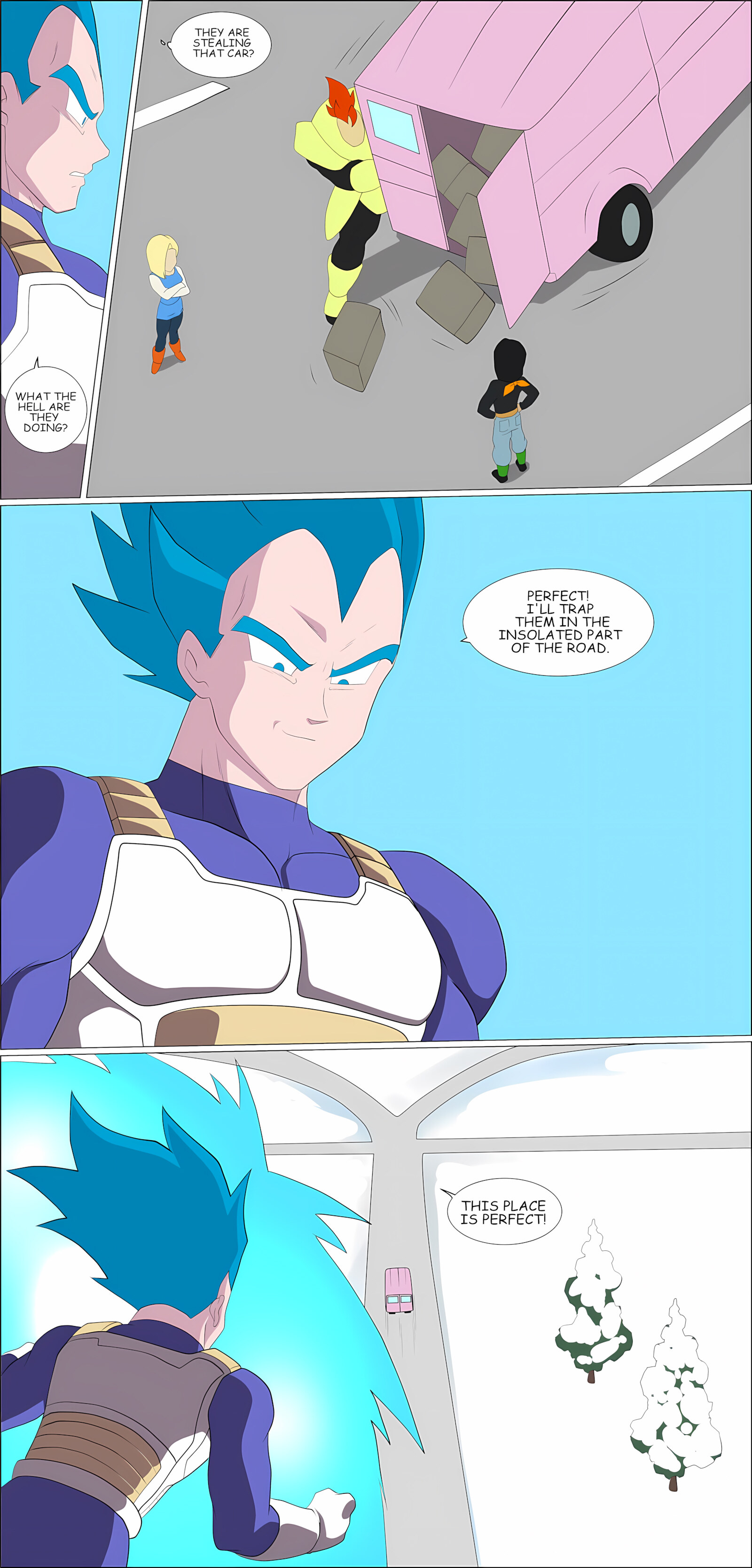 Vegeta VS Android 18 [Zetarok], Vegeta VS Android 18, page 6 of 35