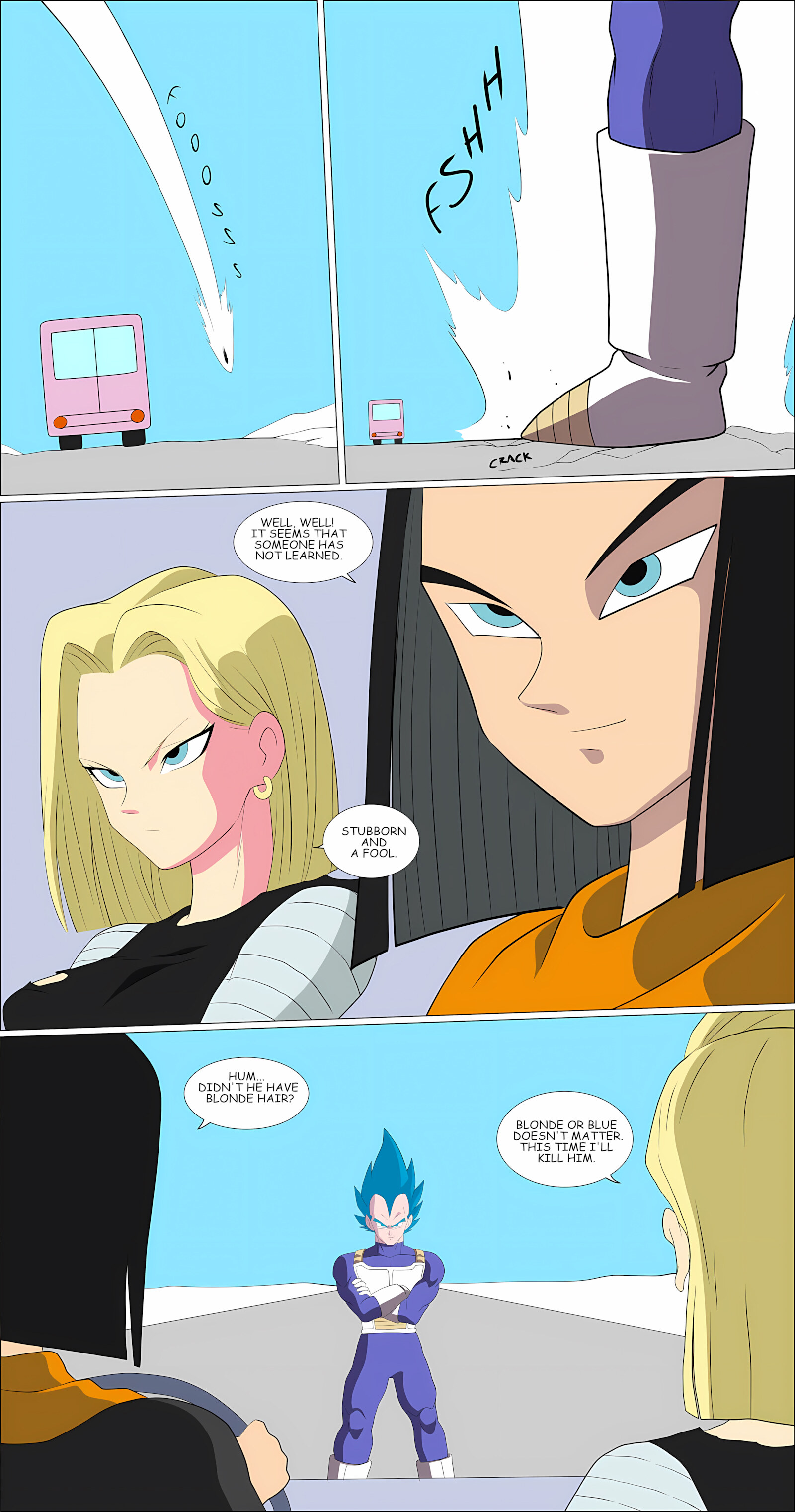 Vegeta VS Android 18 [Zetarok], Vegeta VS Android 18, page 7 of 35